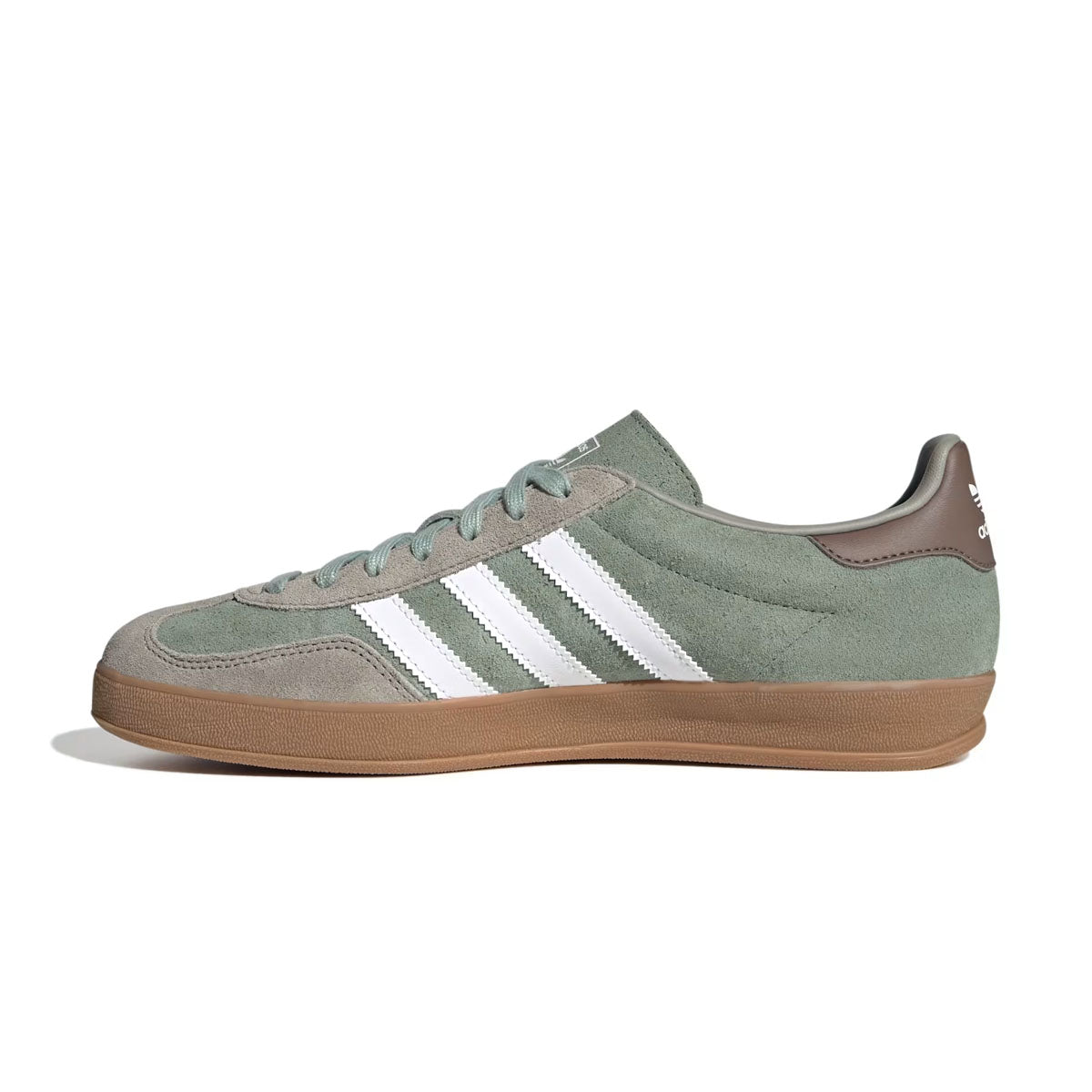 Gazelle Indoor Running Shoes 'Silver Pebble Silver Green' - Lightweight & Breathable for Women's Jogging, Gym Workouts & Casual Wear