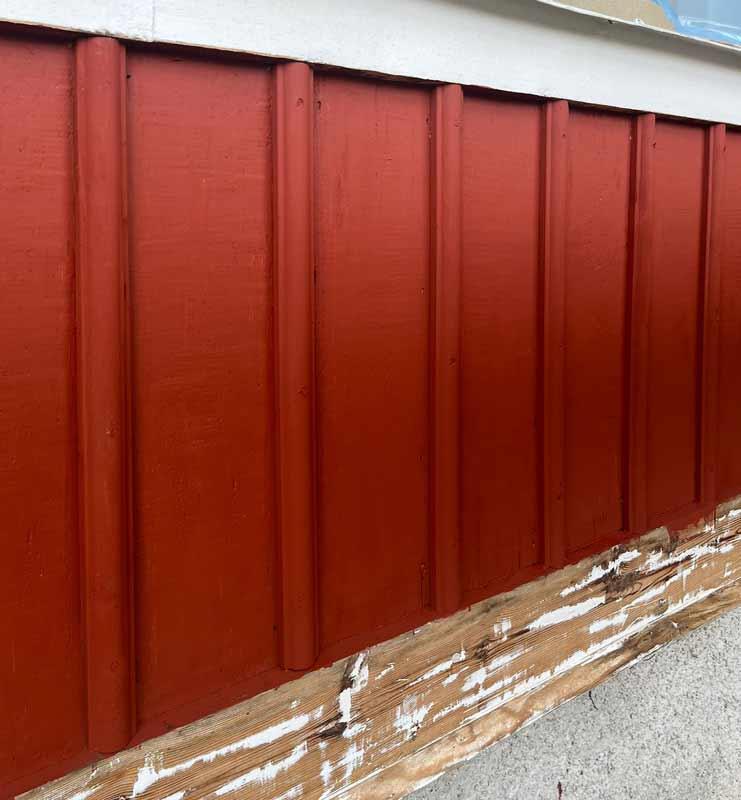 Falu Red Paint - Traditional Swedish Wood Facade Paint in Light Red | Perfect for Exterior Wooden Houses, Barns & Fences