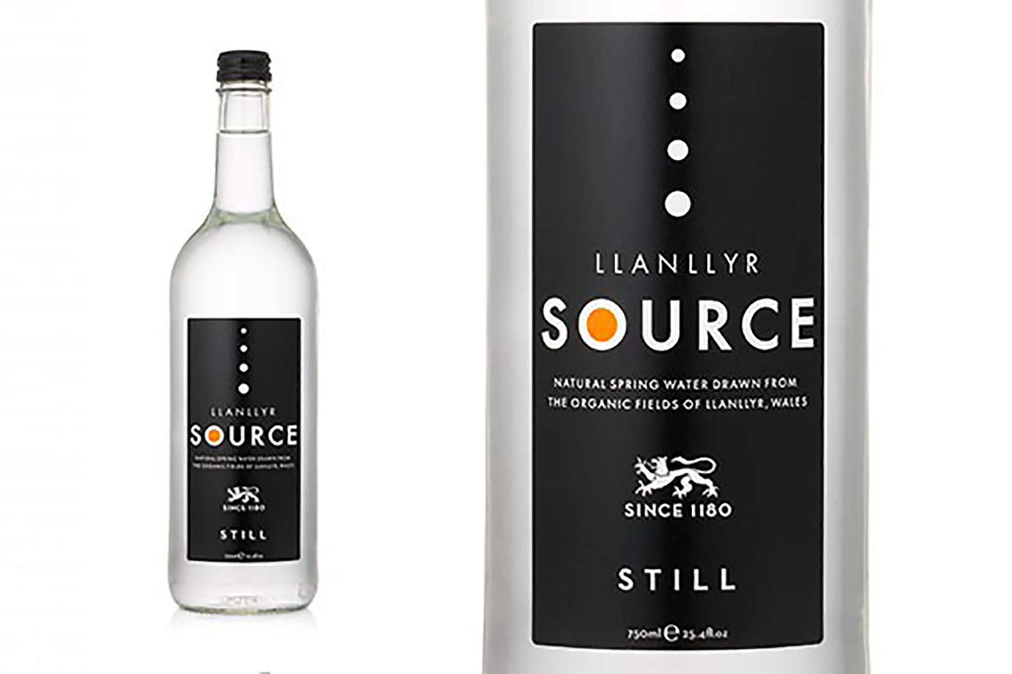 Llanllyr Source Natural Still Spring Water - 25.4 fl oz (12 Glass Bottles) | Premium Mineral Water for Home, Office & Gourmet Dining | Hydration for Wellness & Special Occasions