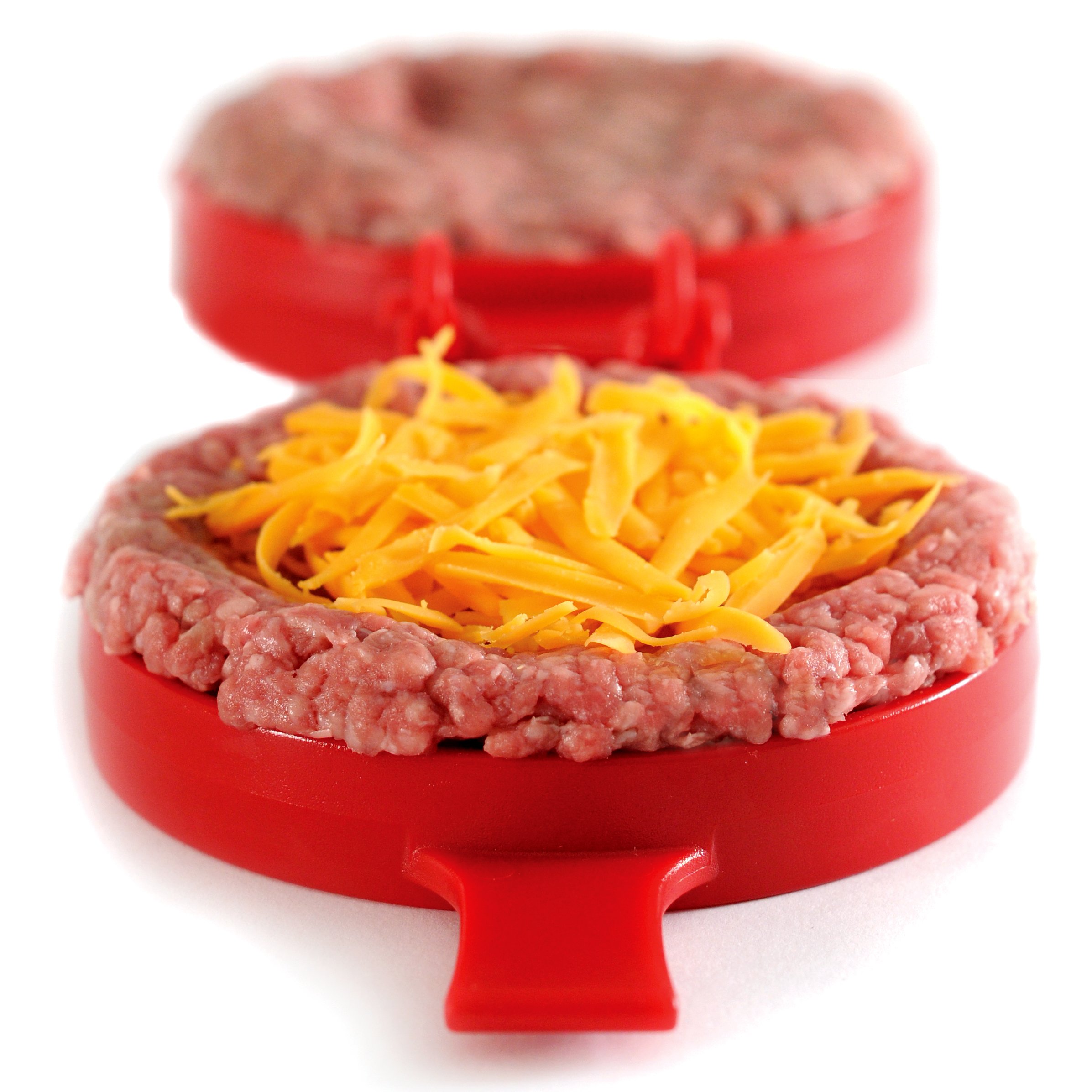 Norpro Nonstick Stuffed Burger Press - Perfect Patty Maker for BBQ, Grilling & Camping - Easy to Clean & Durable Kitchen Tool for Homemade Burgers