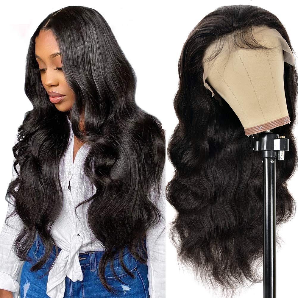360 Lace Front Wigs Human Hair Virgin Brazilian Body Wave 10