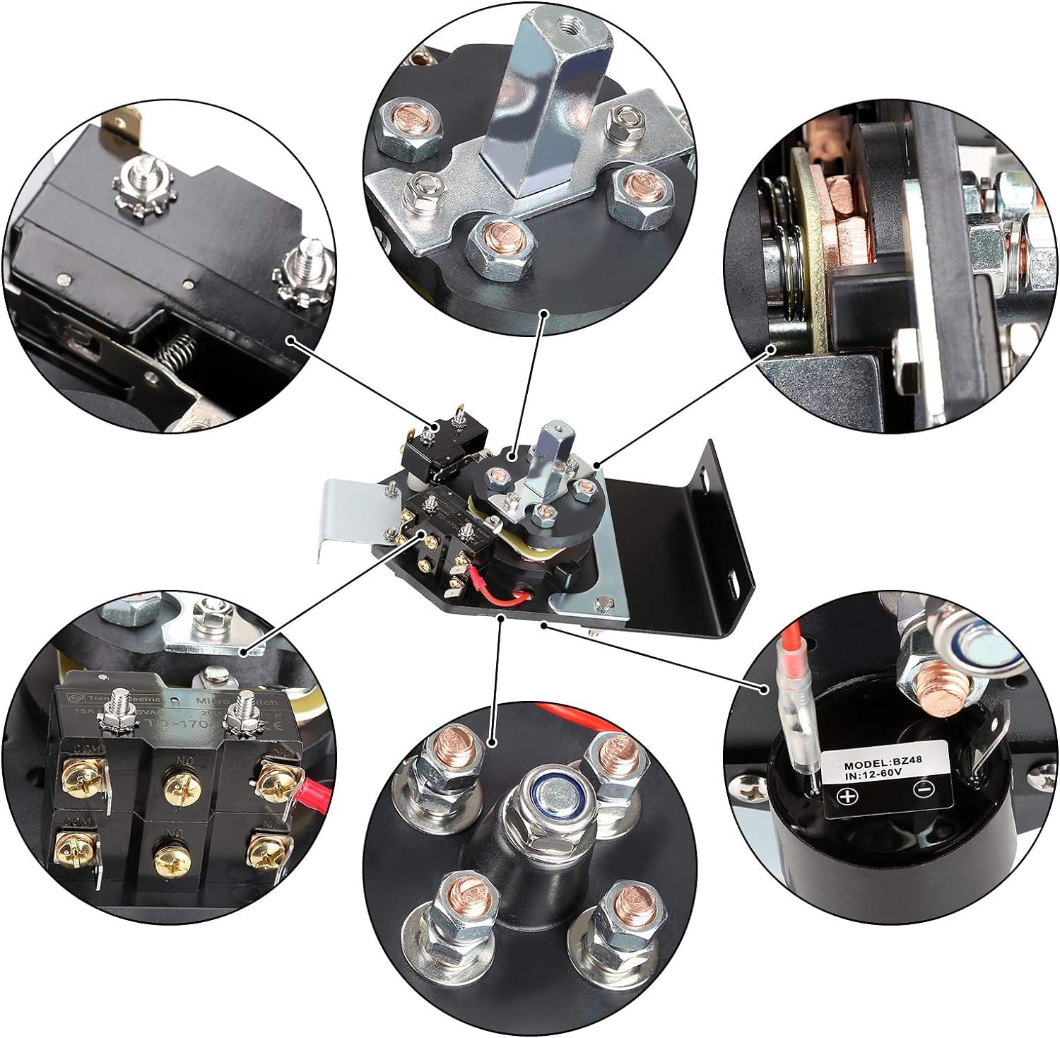 EZGO Marathon 36V Electric Golf Cart Forward & Reverse Switch Assembly 1989-1994.5 | Solid State Speed Control | OEM# 25396-G2 & 21744-G1 Replacement | Perfect for Golf Course Maintenance & Neighborhood Transportation