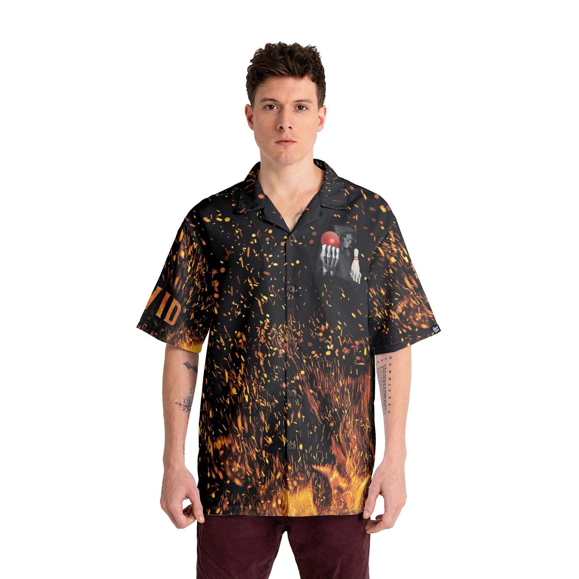 Custom Personalized Bowling Shirts with Names for Men & Women - Stylish Hawaiian Bowling Team Shirts - Perfect for Bowling Leagues, Tournaments & Casual Wear