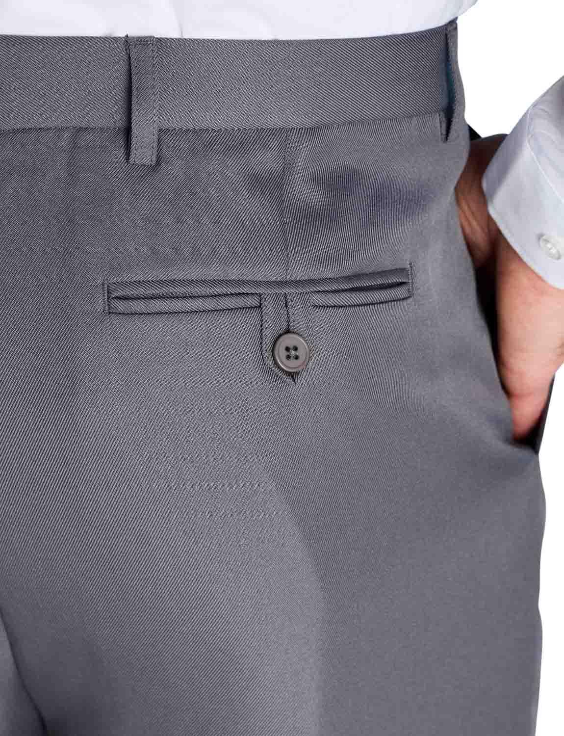 Chums Men's Smart Casual Pants - Comfortable Office & Home Wear - Stretch Formal Trousers for Business & Travel
