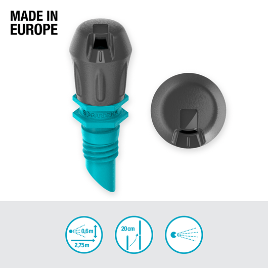 Gardena Endline Micro Strip Sprinkler - Drip Irrigation System for Gardens, Lawns & Flower Beds | Perfect for Watering Plants Efficiently