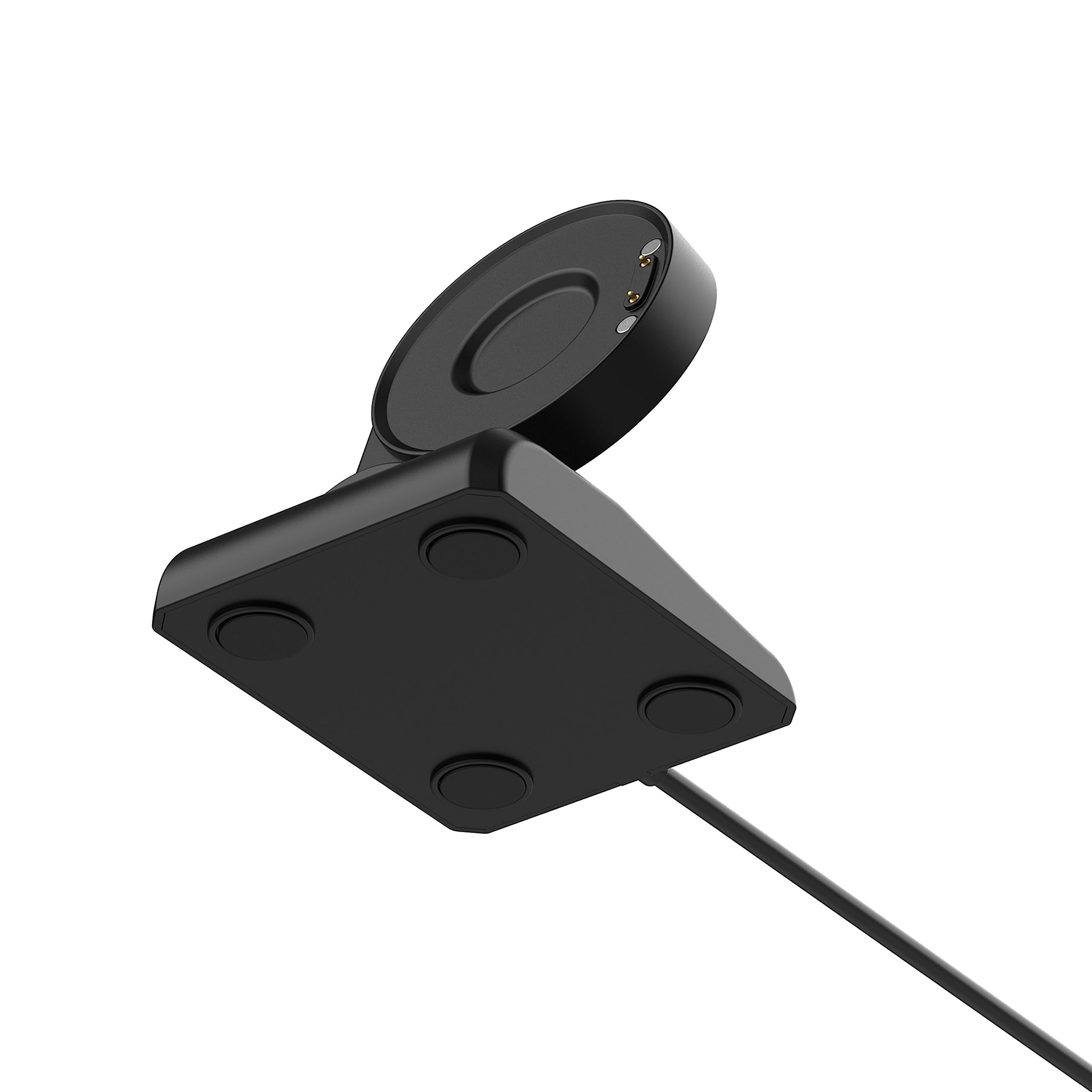 Sahouden Replacement Charger Dock for Ticwatch 5 / Pro X / Pro 3 LTE / E3 - Fast Charging Cradle (Black) | Perfect for Home, Office & Travel Use