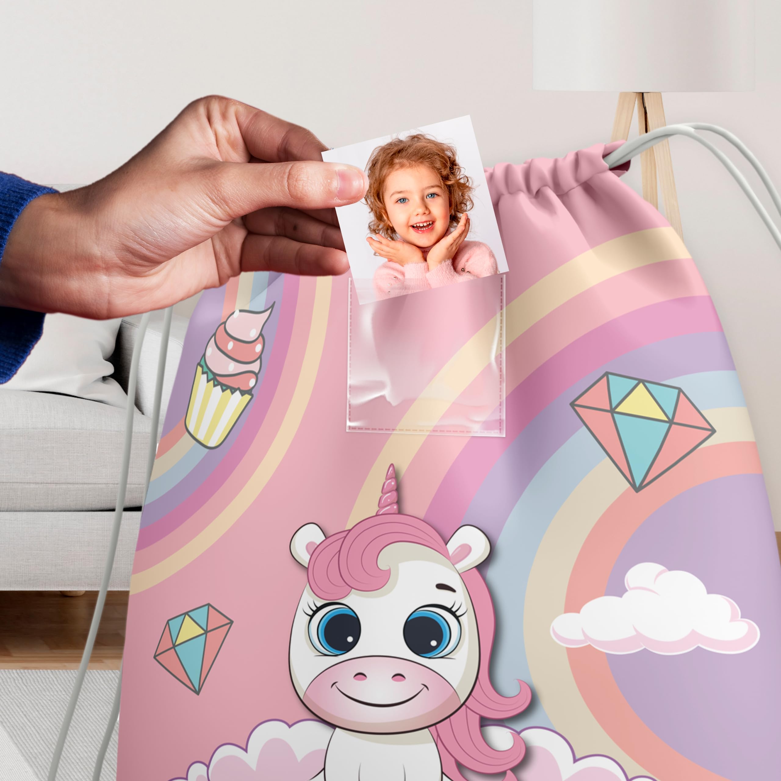 Personalized KAÏDENSÏ Nursery Backpack for Kids - 32 x 40 cm Baby Daycare Bag with 20 x 10 cm Inner Pocket | Perfect for Preschool, Travel & Daycare Essentials Organization