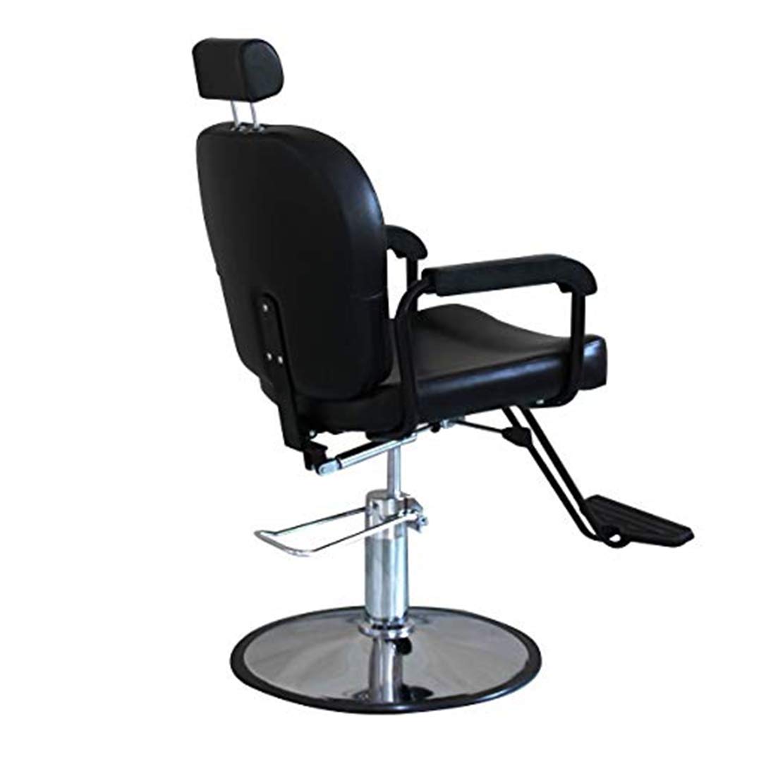 Vintage Hydraulic Recline Barber Chair for Salon & Spa - Professional Beauty Salon Equipment for Haircuts, Shaves & Relaxation