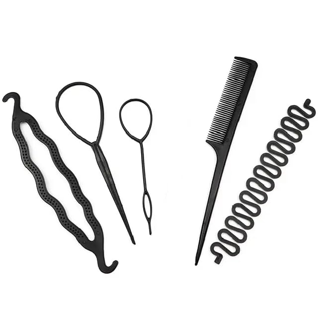 BELLO TOKO 5-Piece Hair Styling Kit for Women - Hair Clips, Barrettes & Accessories for Everyday Styling, Work & Special Occasions