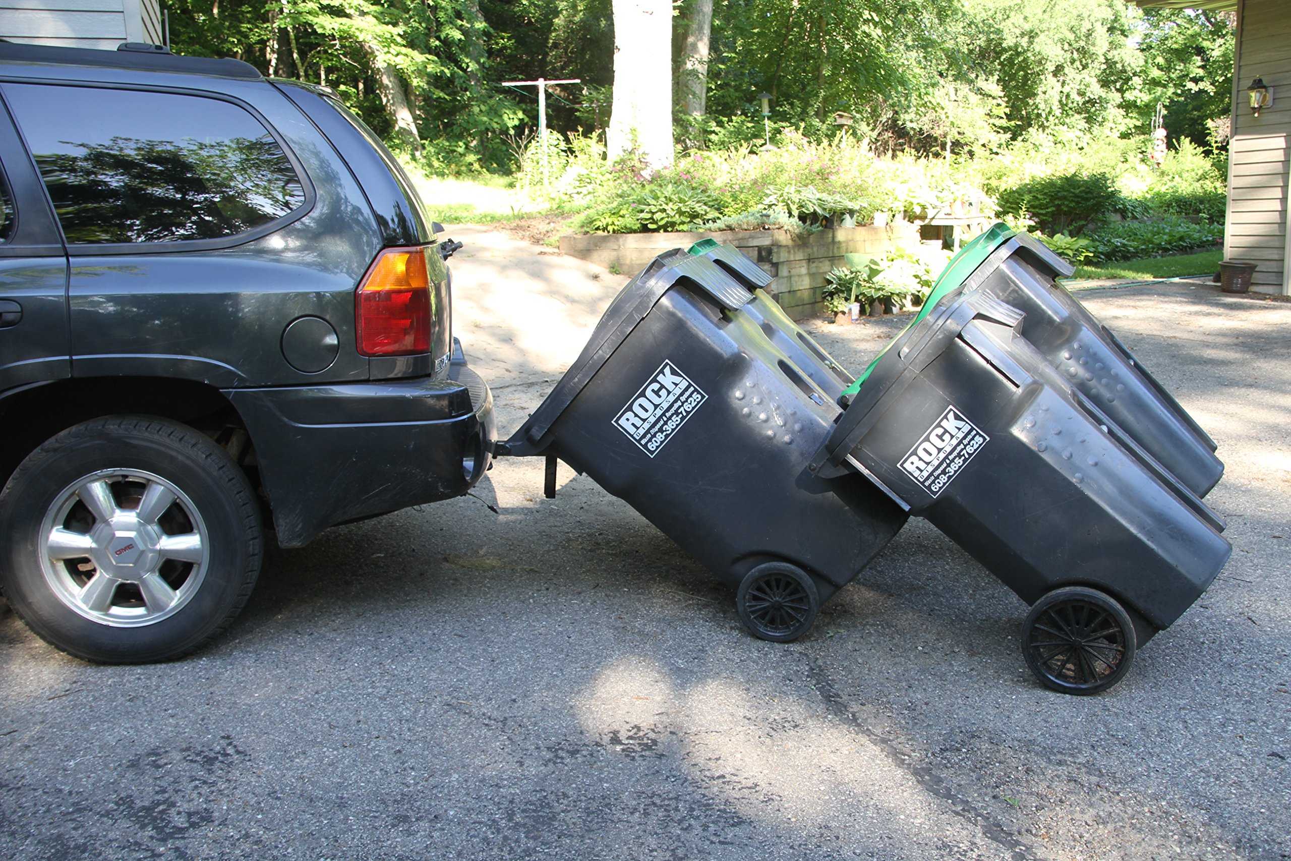 Original American-Made Can Couplers for Multiple Wheeled Trash Containers | Secure Garbage Bin Connectors by Garbage Commander | Perfect for Home, Commercial & Municipal Waste Management