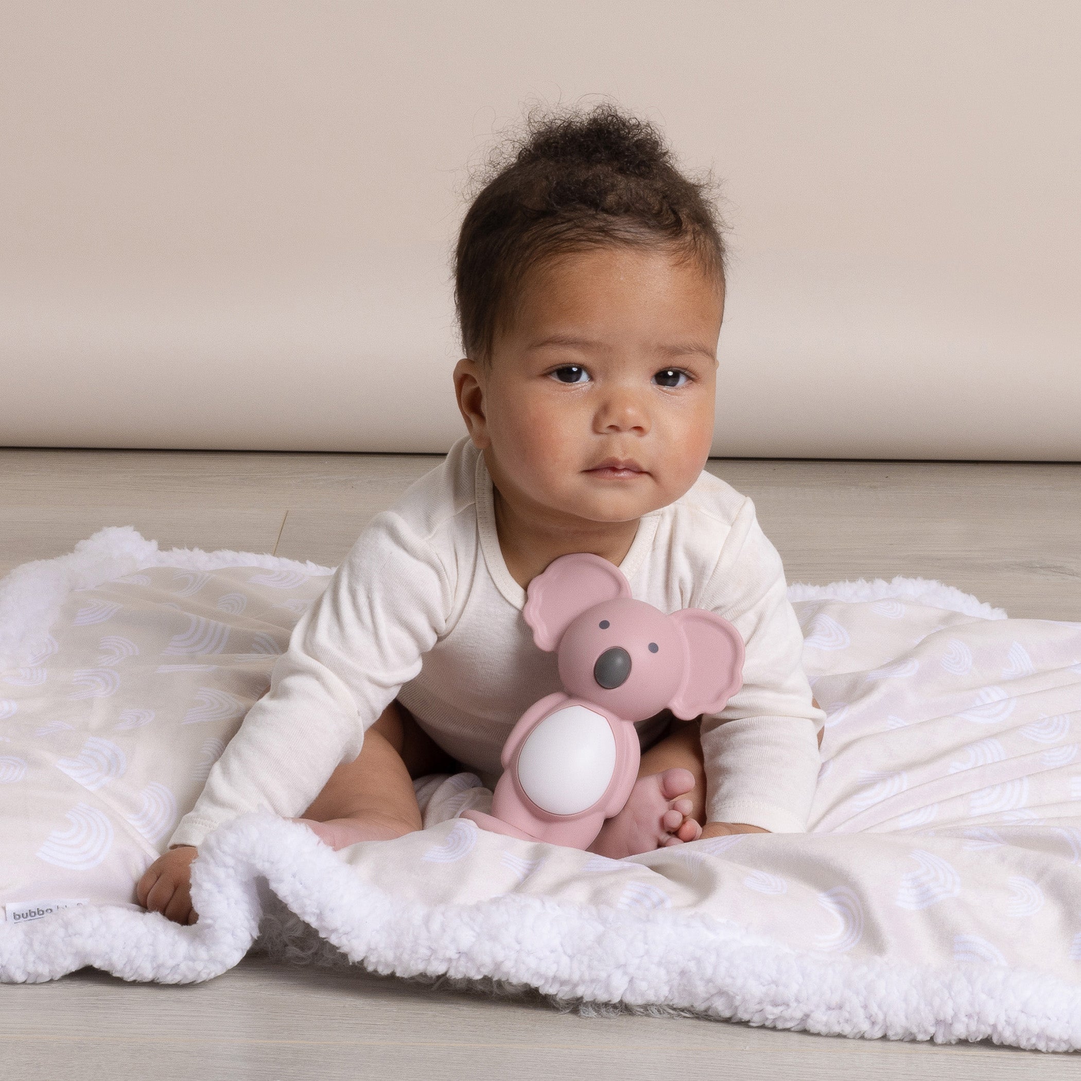 Aussie Animals Bubba Koala Silicone Teething Toy for Babies - Soothing Berry-Flavored Chewable Teether for Infants & Toddlers - Perfect for Teething Relief, Sensory Play and On-the-Go Comfort
