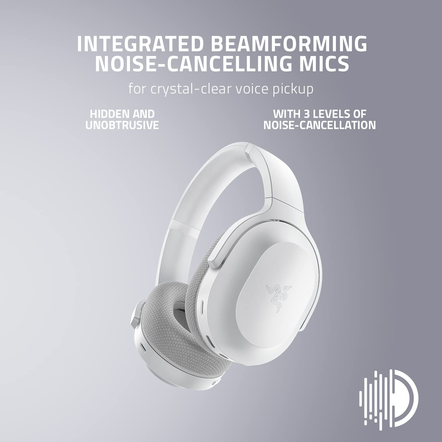 Razer Barracuda Wireless Gaming Headset with 2.4GHz & Bluetooth - Noise Cancelling Mic, 50mm Drivers, 40H Battery Life - Compatible with PC, PS5, Nintendo Switch, Android & iOS - Perfect for Competitive Gaming, Streaming & Mobile Play