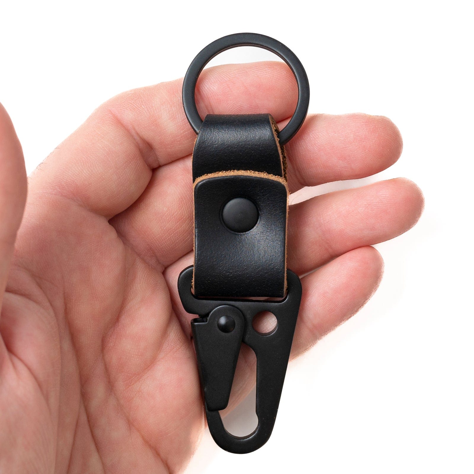 Premium Leather Keychain Clip - Durable & Stylish Key Holder for Home, Office, and Travel Accessories