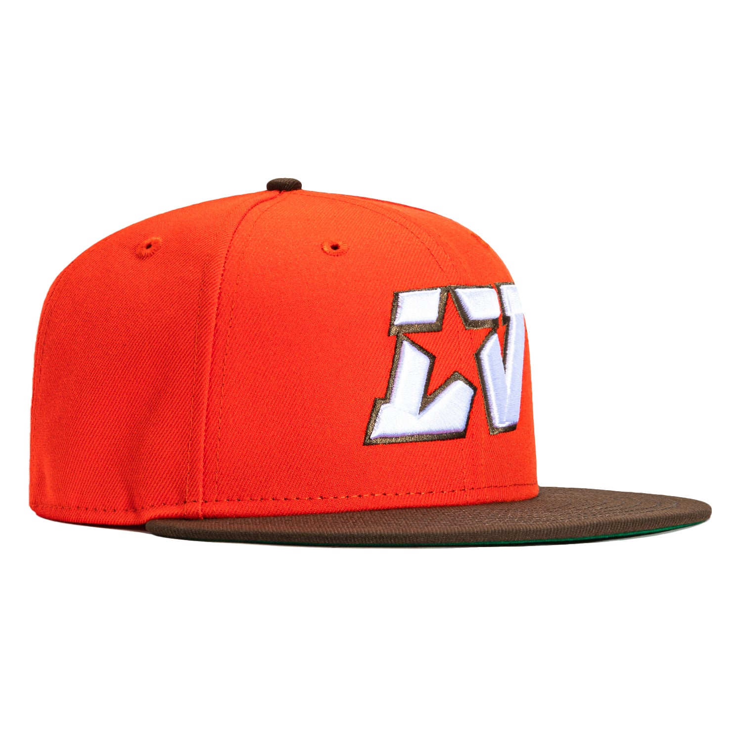New Era 59Fifty Las Vegas Stars Snapback Hat - Orange & Brown Adjustable Baseball Cap for Men & Women - Perfect for Sports Fans, Streetwear Fashion & Outdoor Activities