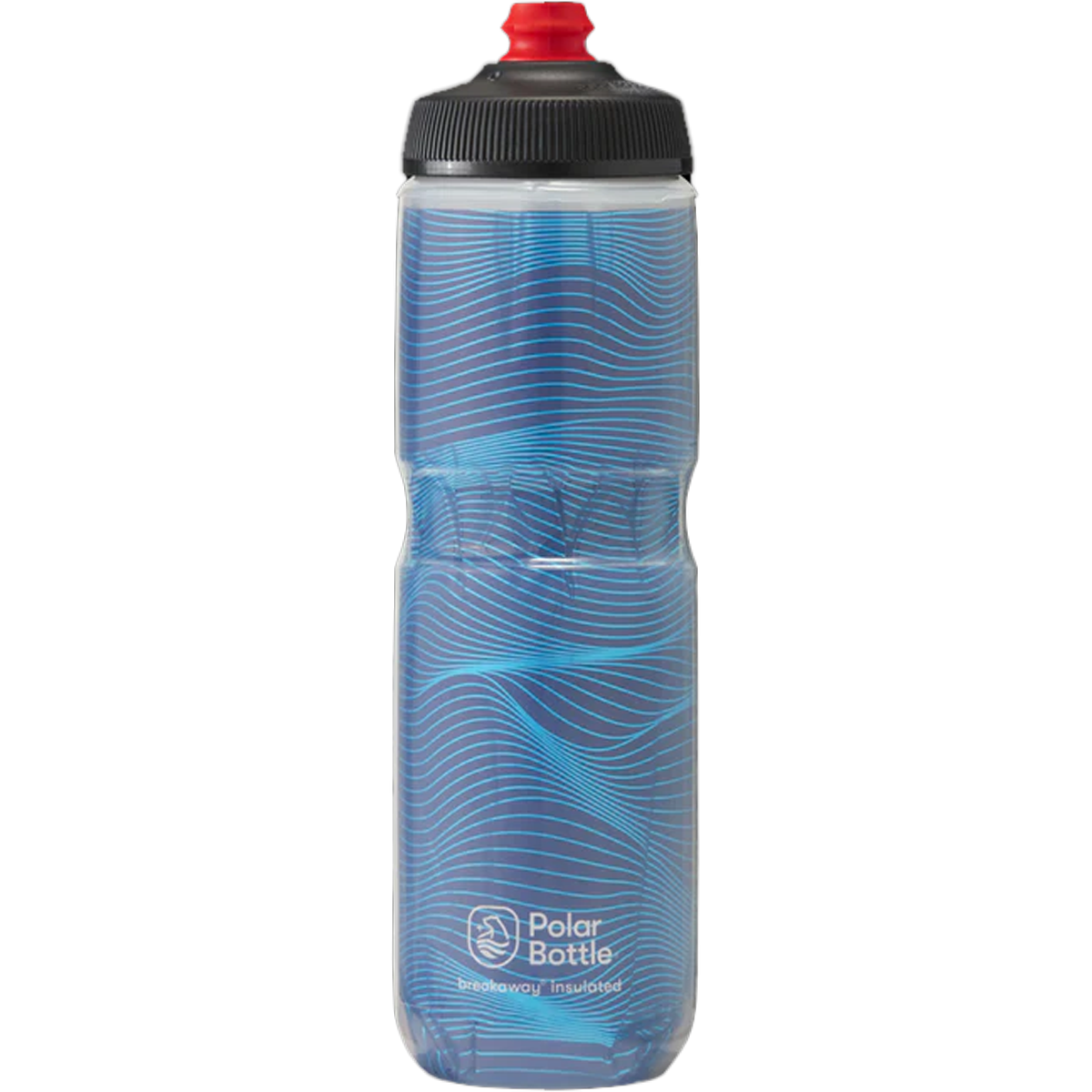24 oz Insulated Breakaway Bottle - Stainless Steel Jersey Knit Design for Hot & Cold Drinks - Perfect for Gym, Hiking, and Office Use