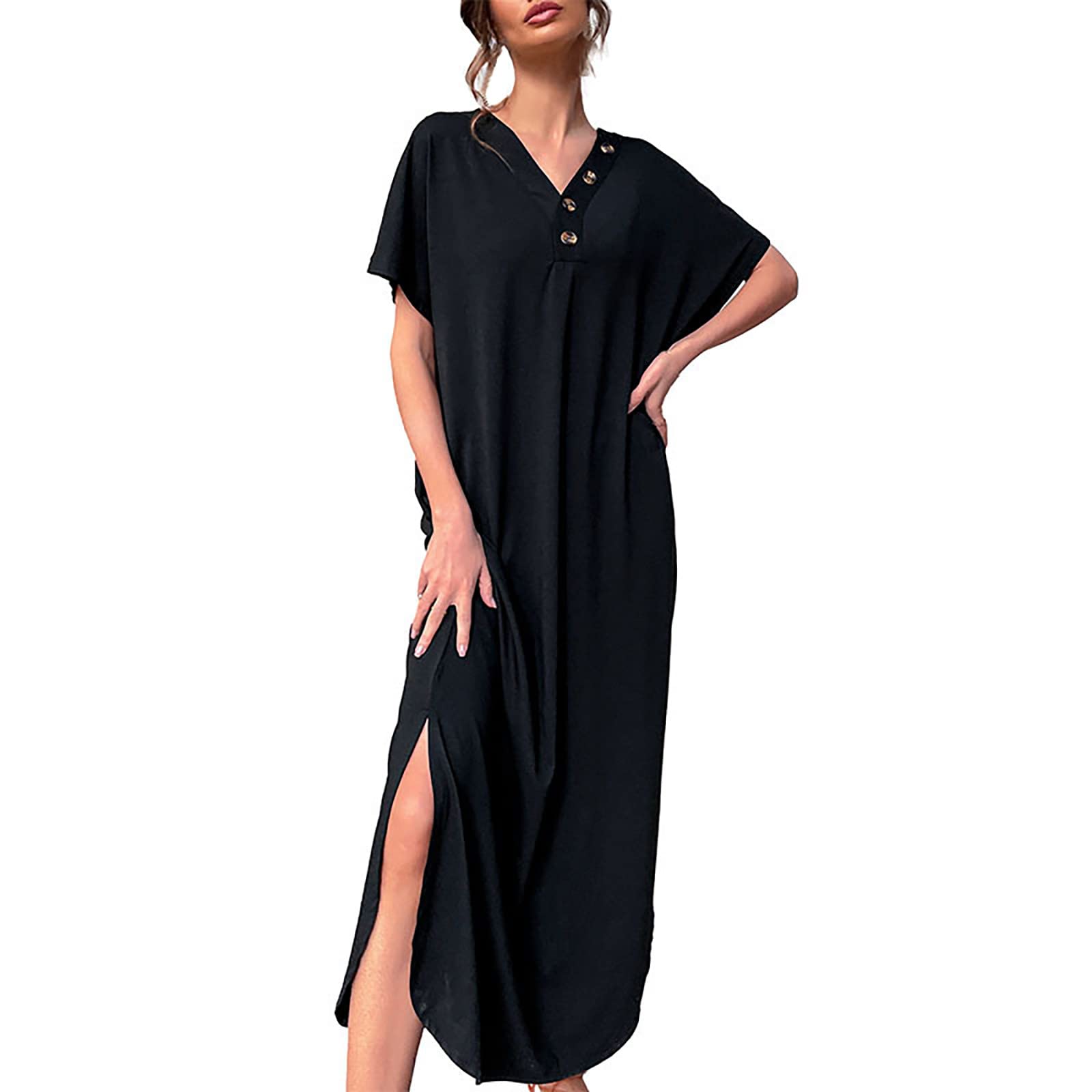Elegant Women's Fall & Summer Basic Long Dress - Sexy Casual Maxi Dress for Women | Perfect for Beach, Party & Everyday Wear