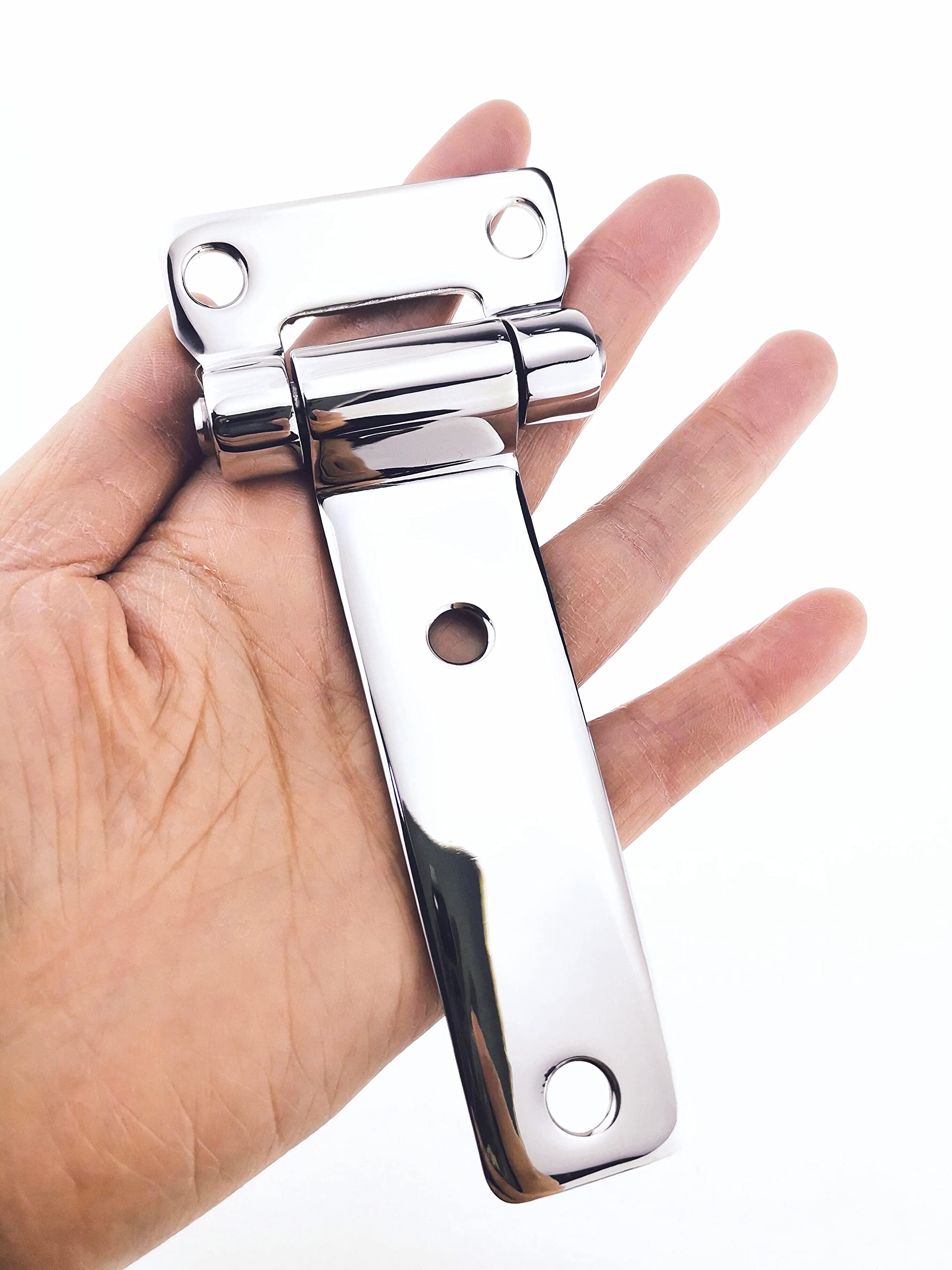 2-Pack 304 Stainless Steel T-Shape Door Hatch Hinge 5.4
