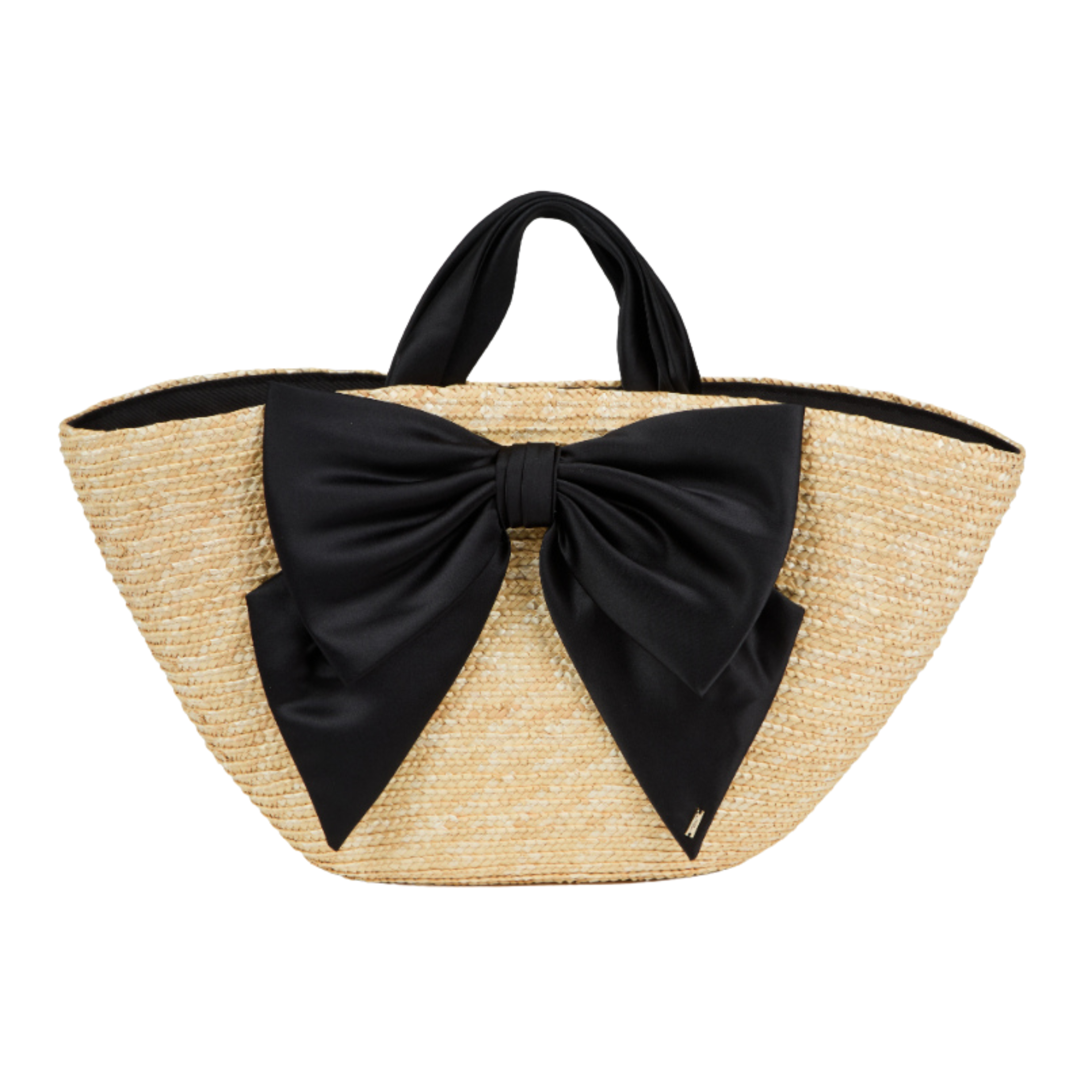 Carlotta Natural Straw Tote Bag - Eco-Friendly Woven Beach Bag for Women, Summer Vacation, Picnic & Shopping | Lightweight & Durable Handbag for Travel, Pool, Market & Outdoor Activities