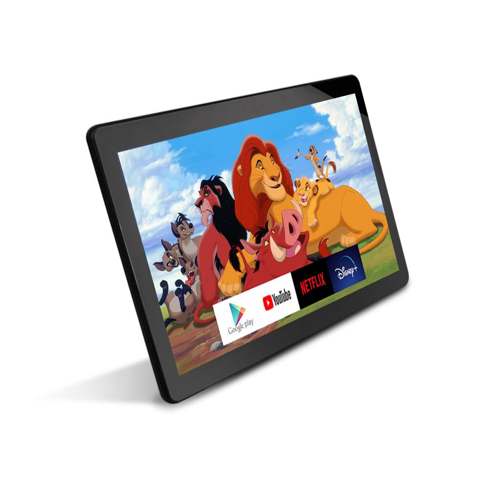10.1 Inch 4G+32G Android Headrest Tablet with WiFi, Sync Screen & Phone Mirroring - IPS Touch Screen Car Backseat TV Monitor for Kids Entertainment & Long Road Trips