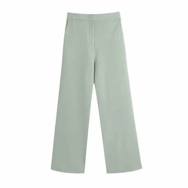 Stay Calm Women's Pantsuit - Professional Office Wear & Business Attire for Women | Perfect for Work, Interviews, and Formal Events