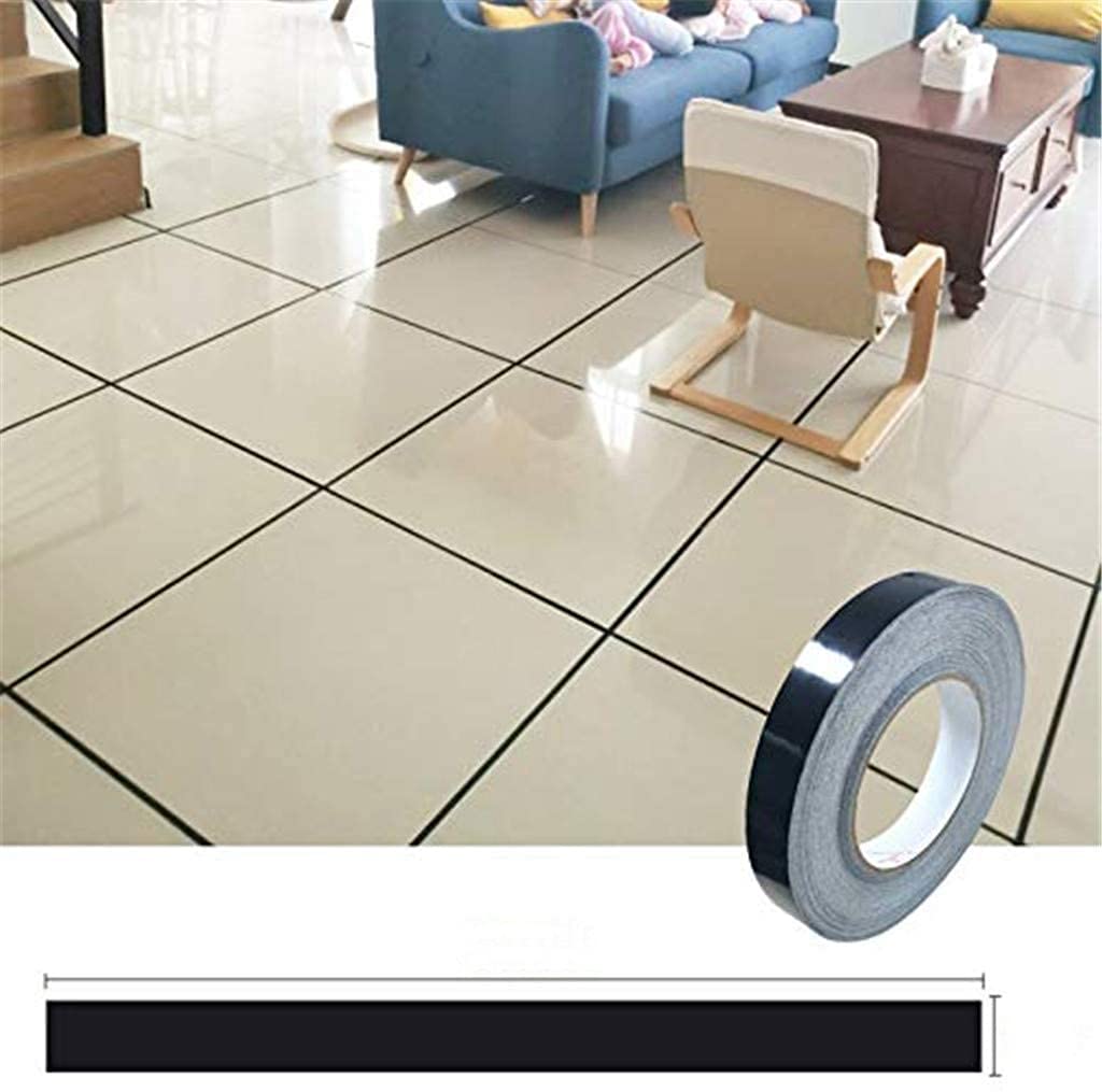 Premium Self-Adhesive Ceramic Tile Gap Sealing Tape - 50M Gold Foil Strip for Floor & Wall Tiles | Waterproof, Durable Gap Filler for Bathrooms, Kitchens & Showers