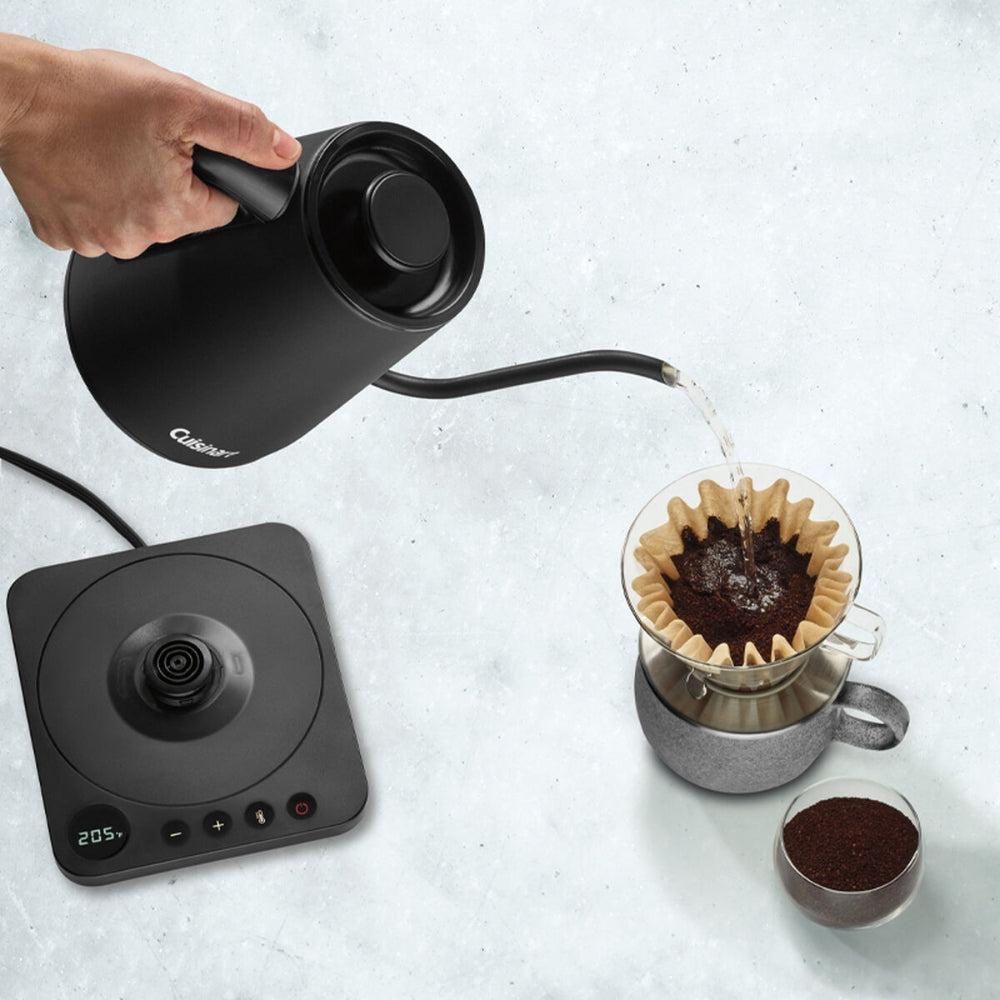 Cuisinart Digital Gooseneck Kettle - Precision Pour Electric Water Boiler for Coffee, Tea & Pour Over Brewing - Fast Heating with Temperature Control - Perfect for Home, Office & Specialty Coffee Shops