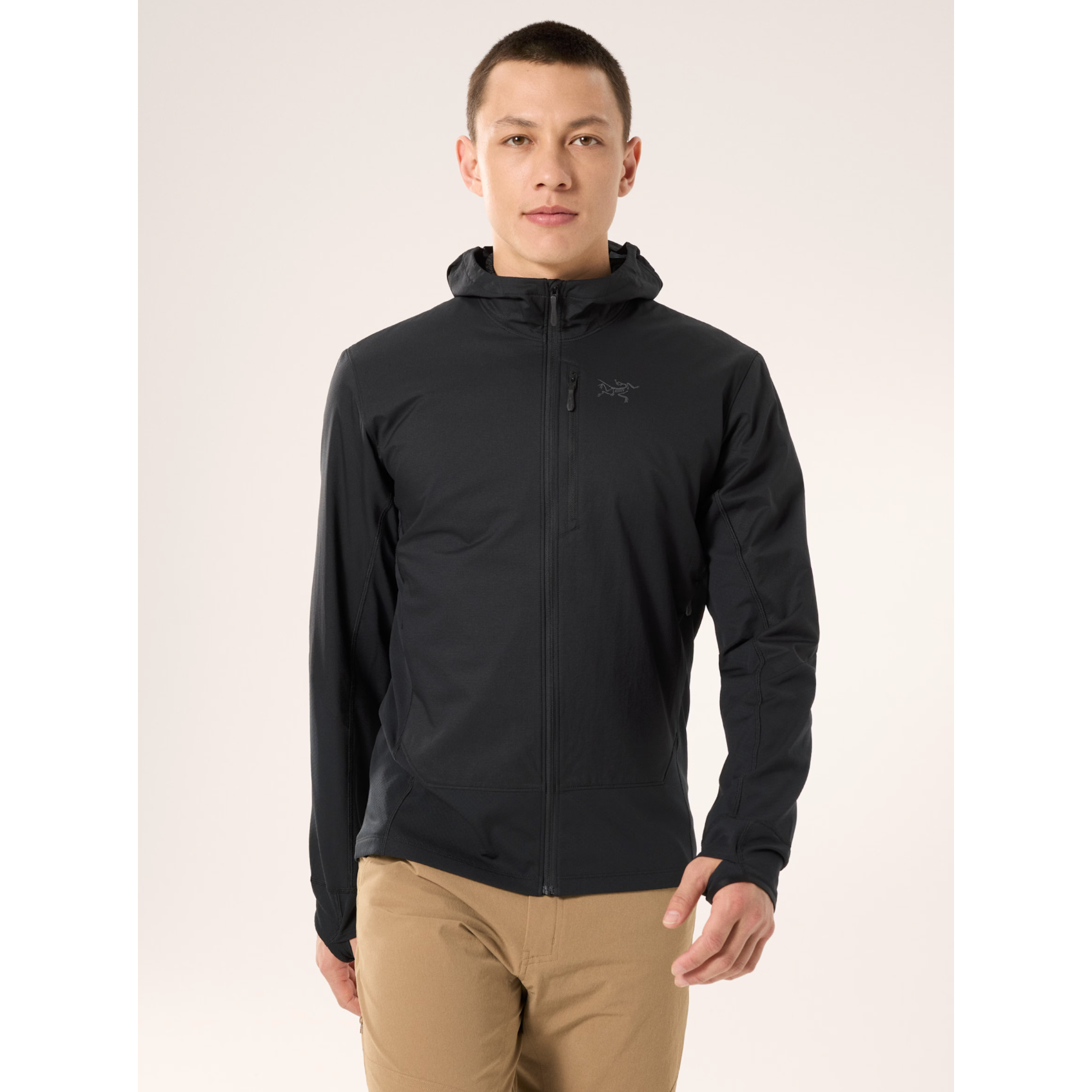 Arc'teryx Men's Konseal Hybrid Hoody - Lightweight Water-Resistant Hiking Jacket for Outdoor Adventures, Trail Running & Camping
