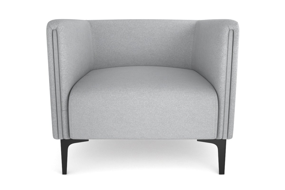 Drej 2.0 Lounge Chair with Square Arms - Modern Single Seater Sofa for Living Room, Bedroom or Office