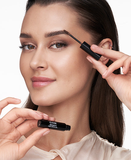 Browity Fiber Brow Gel - 14 Soft Black | Natural-Looking Eyebrow Enhancer for Full, Defined Brows | Perfect for Daily Makeup & Special Occasions