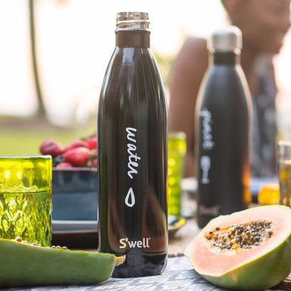 S'well Shimmer 25oz (739mL) Stainless Steel Water Bottle - Insulated, Leak-Proof, Eco-Friendly for Gym, Hiking & Travel