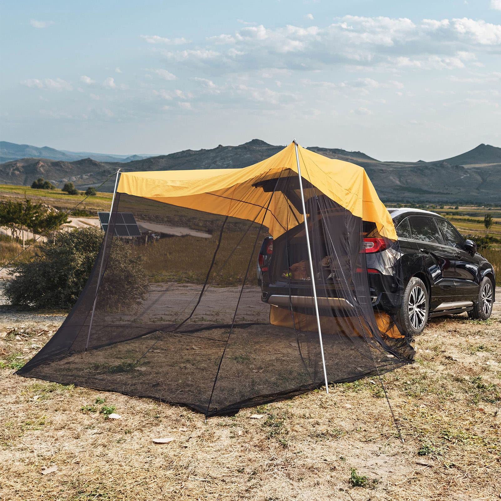 Auto Awning for Camping & Family – Outdoor Car Sunshade & Tailgate Tent