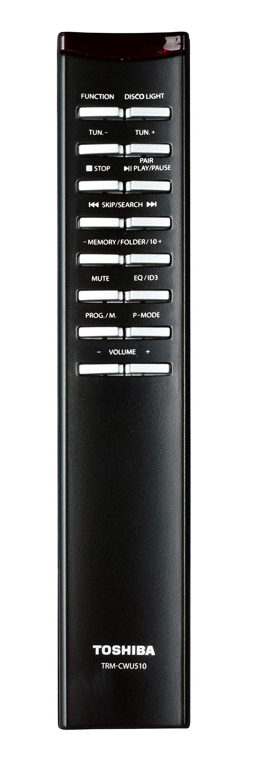 Toshiba TY-CWU510 Wireless Bluetooth Boombox Speaker - Portable CD Player with FM Radio, Remote Control, LED Lights & Powerful Bass - Perfect for Parties, Outdoor Gatherings & Home Entertainment
