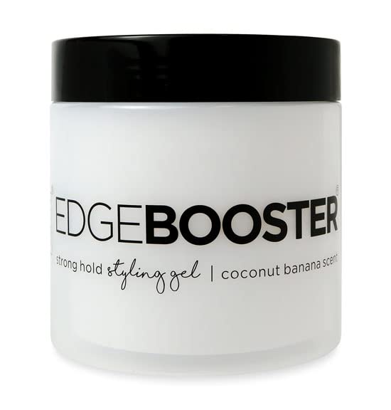 Edge Booster Styling Gel 2-Pack (16.9 oz Each) - Sugar Melon & Coconut Banana Scent for Natural Hair Care | Perfect for Defining Curls, Taming Edges & Styling Natural Hair