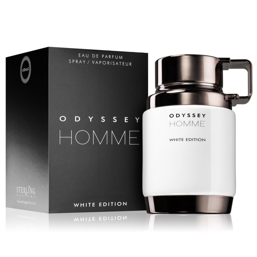 Armaf Odyssey White Edition Eau de Toilette Spray for Men - Fresh & Long-Lasting Fragrance for Day & Night Wear, Office & Special Occasions