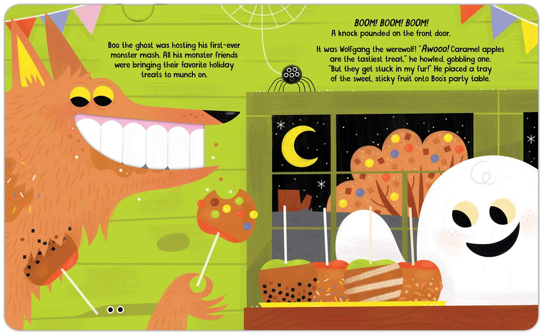 Monster Munch Crunchy Board Book for Toddlers - Interactive Children's Storybook for Early Learning & Bedtime Reading