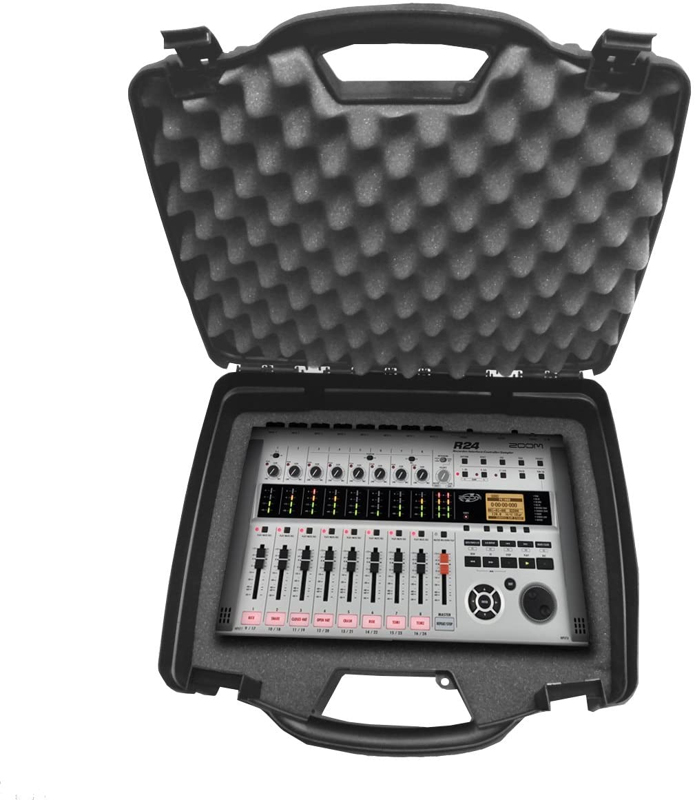 CASEMATIX Studio Protective Case for Zoom R24/R8/TAC2R/MRS8 - Durable Travel Storage for Portable Audio Recorders & Digital Interfaces - Perfect for Home Studios, Field Recording & Music Production