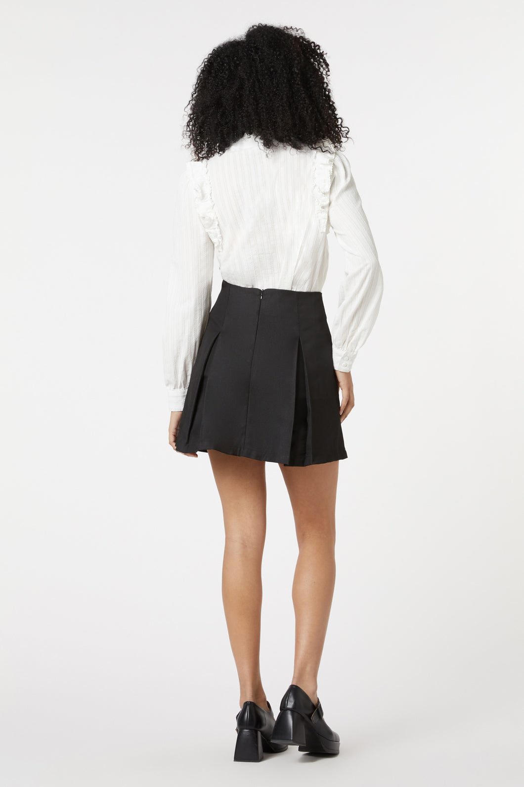 Anastasia Skirt for Women - Elegant Flowy Midi Skirt with High Waist & Side Slit - Perfect for Office, Party, and Casual Outfits
