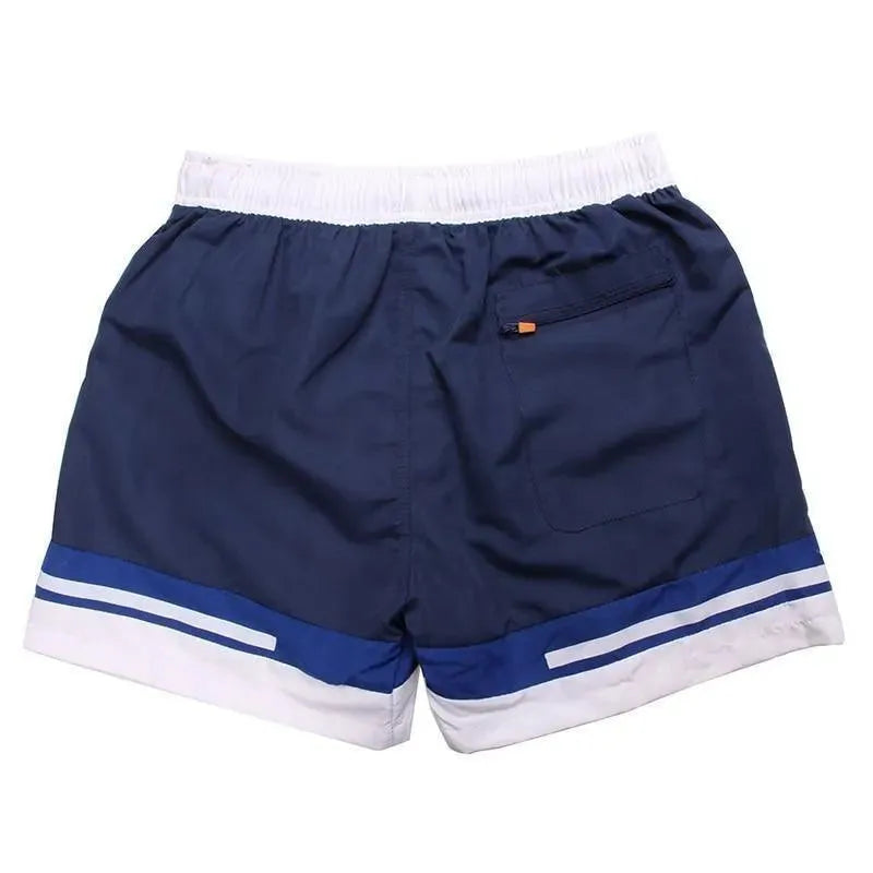 Stylish Loose Patchwork Beach Shorts for Men & Women - Comfortable Summer Swimwear - Perfect for Beach Vacations, Pool Parties, and Casual Outings