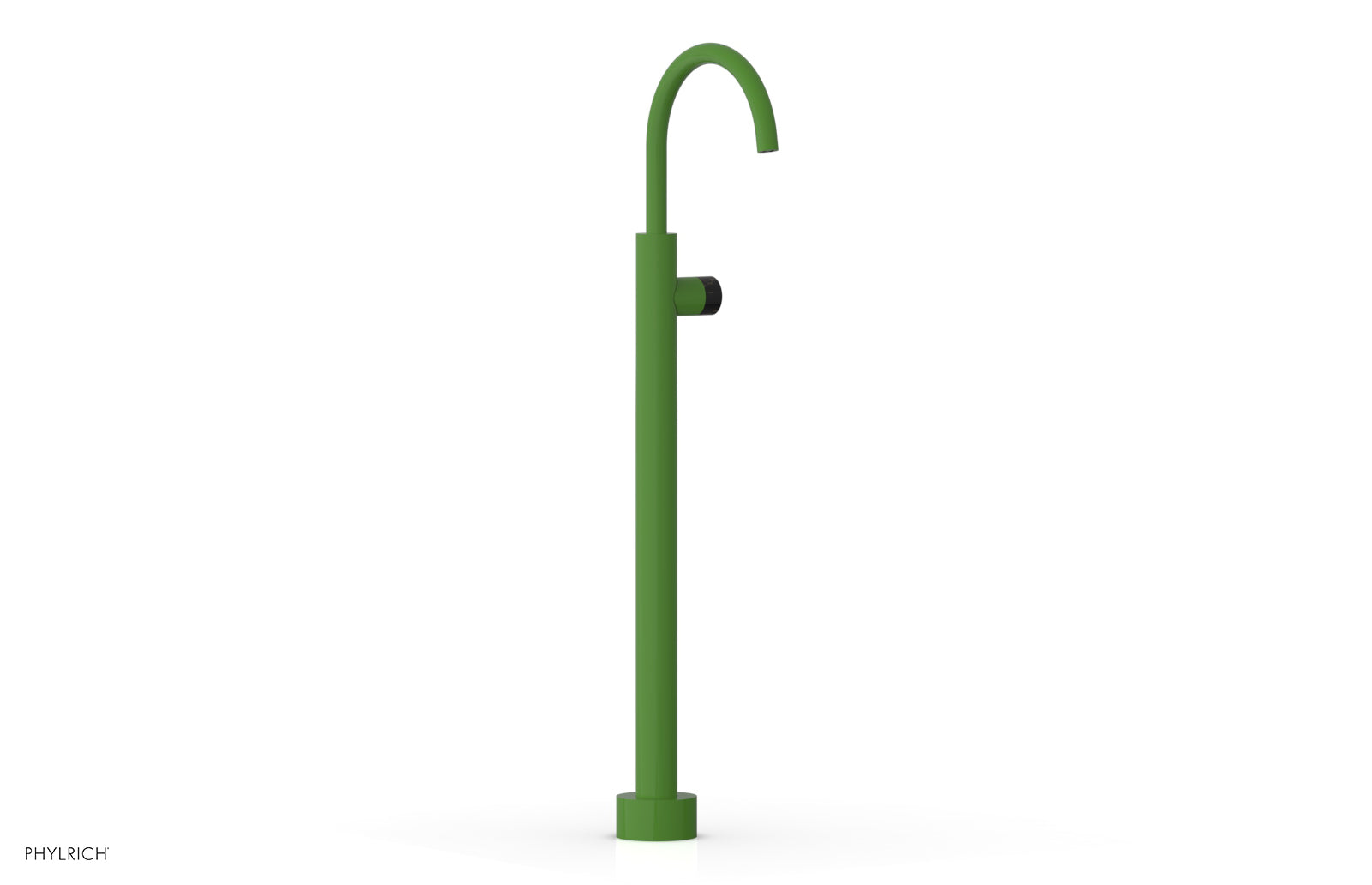 Premium BASIC II Tall Floor Mount Tub Filler with Elegant Marble Handle - Model 230 47 02 - Perfect for Modern Bathrooms & Luxury Spa Retreats