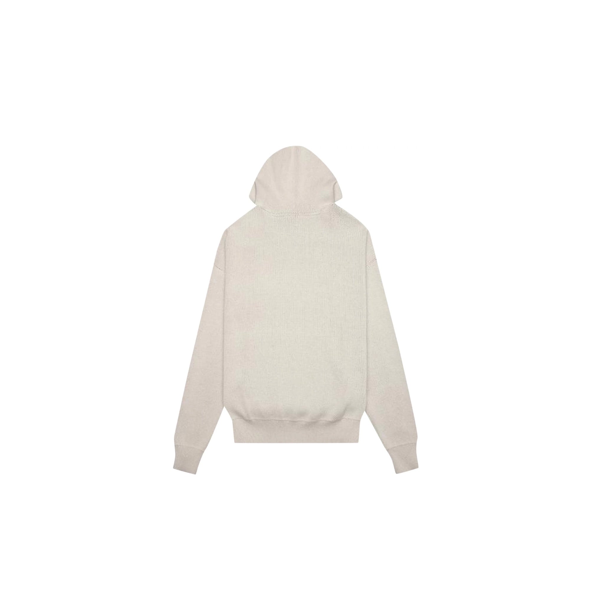 Fear of God Essentials Knit Pullover Hoodie - Light Heather Oatmeal | Men's Casual Streetwear Sweatshirt | Perfect for Everyday Wear, Gym & Lounge
