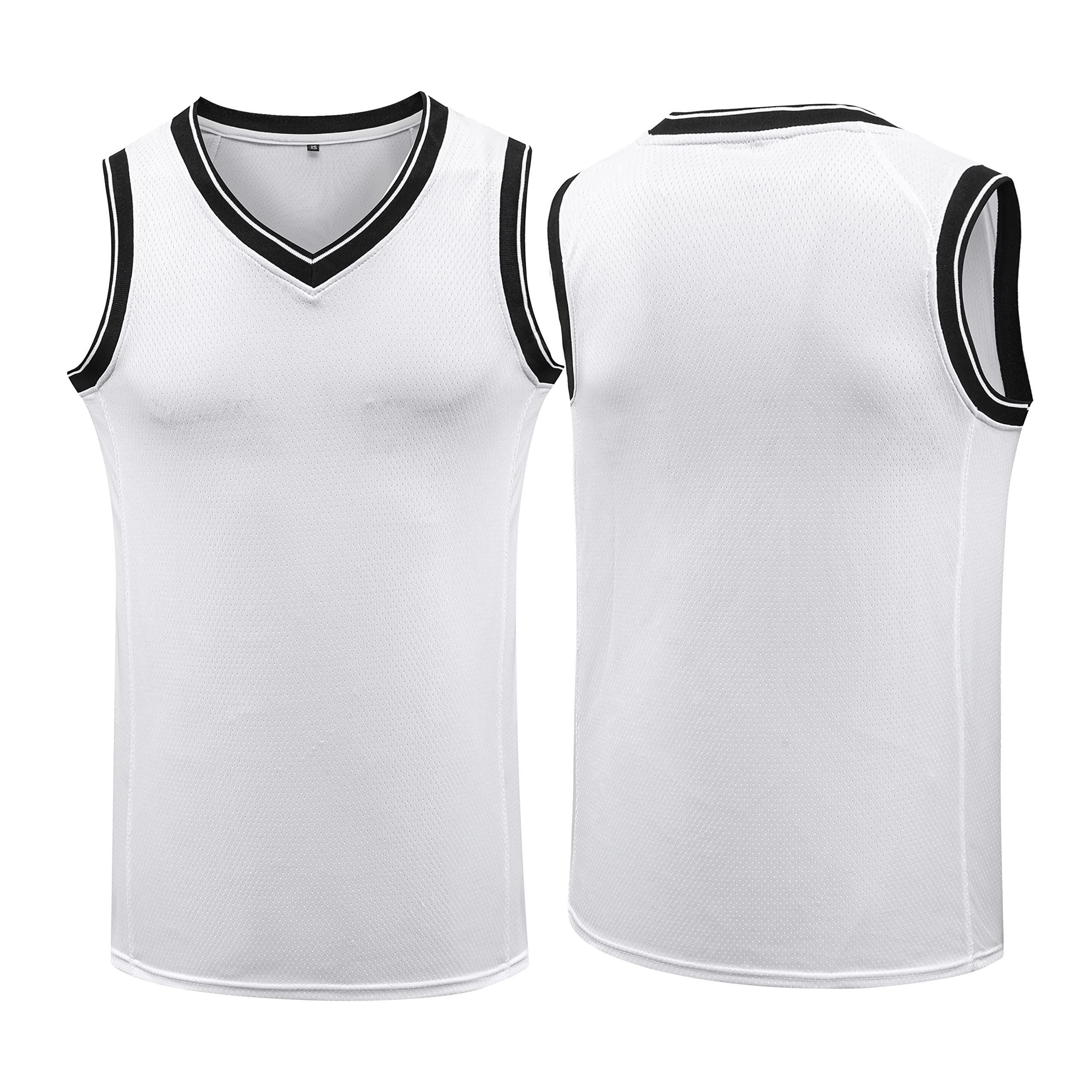 Men's Basketball Jersey - Breathable Mesh Sports Shirt for Training & Practice | Blank Team Uniform for Scrimmage Games | Perfect for Court Play & Fan Wear