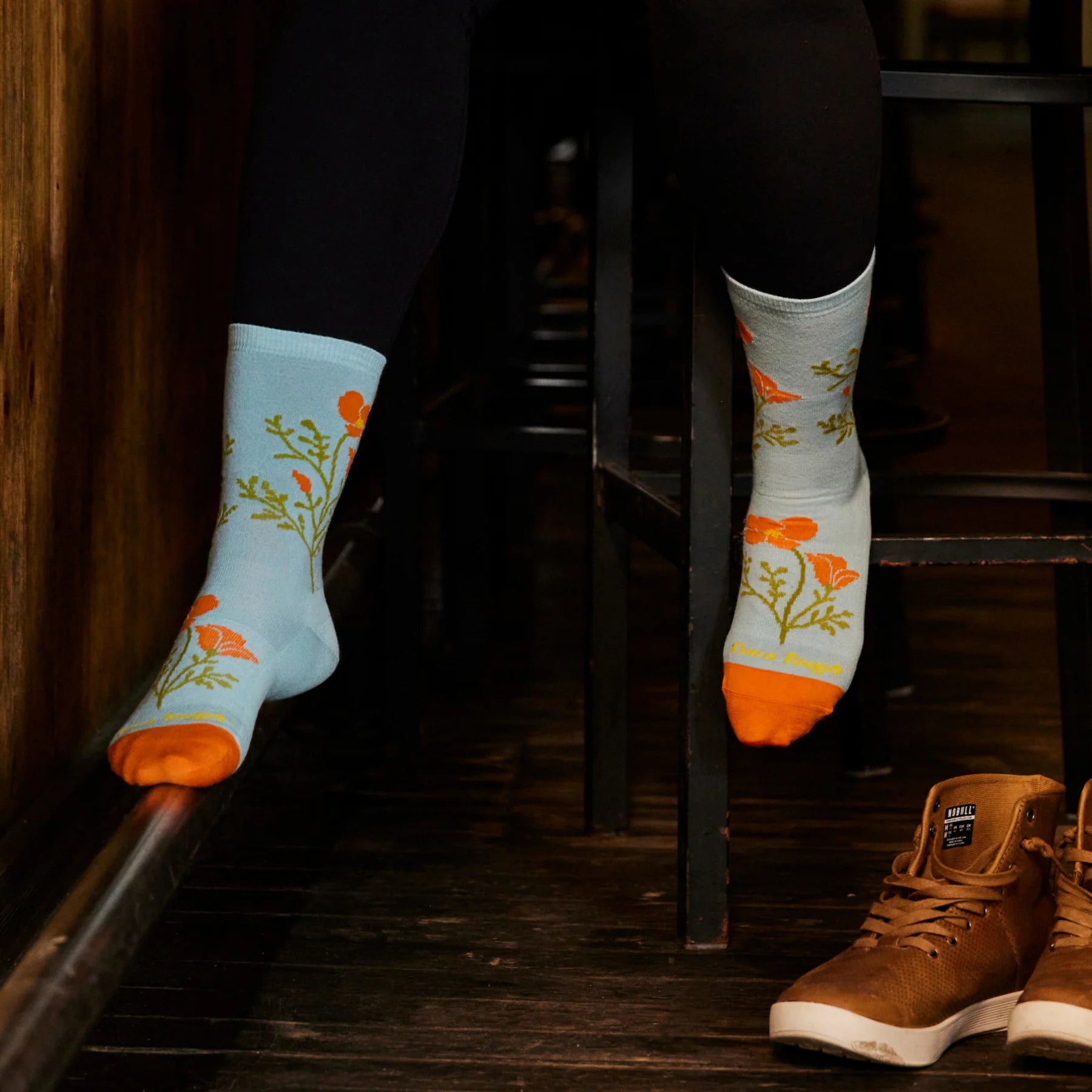 Blossom Crew Lightweight Lifestyle Socks for Women - Soft & Breathable Everyday Socks - Perfect for Casual Wear, Running, Yoga & Lounge