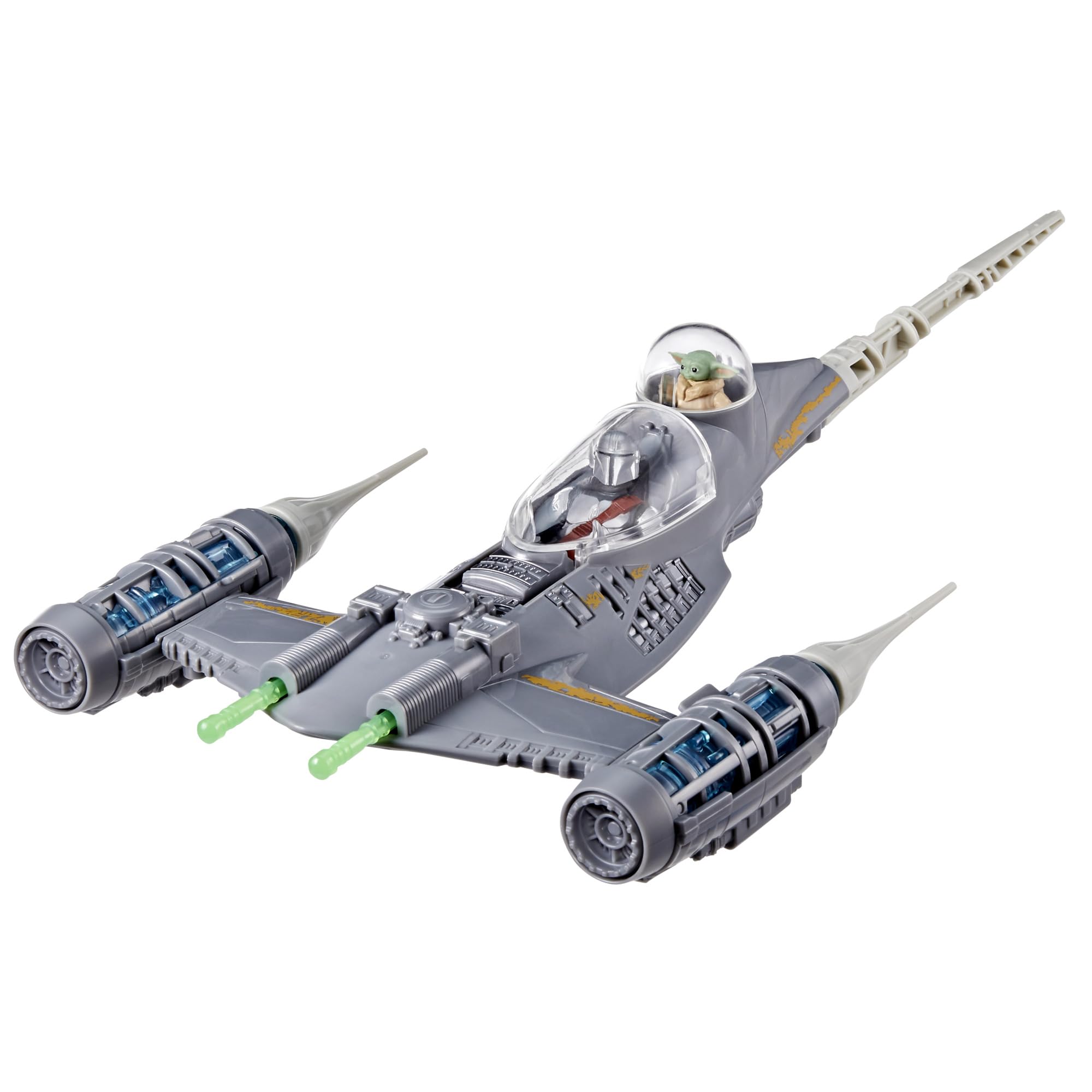 **Star Wars The Mandalorian N-1 Starfighter Toy Ship with 4-Inch Grogu & Mandalorian Action Figures – Epic Hero Series – Kids Toys for Ages 4+ – Perfect for Playtime, Collecting & Role-Playing Adventures**