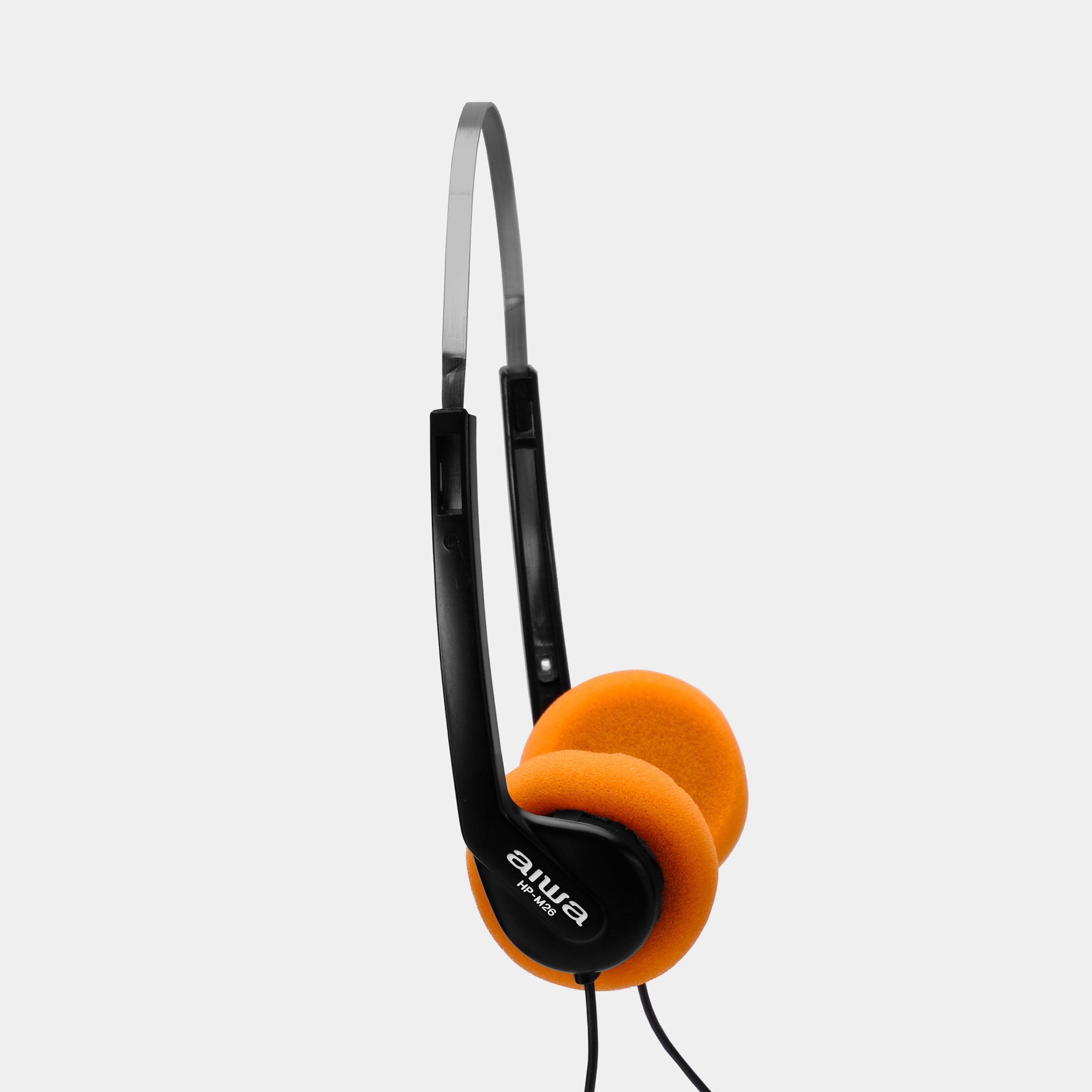 Aiwa HP M26 On-Ear Headphones with Hi-Fi Sound, Foldable Design & Built-in Mic - Perfect for Music, Gaming & Travel