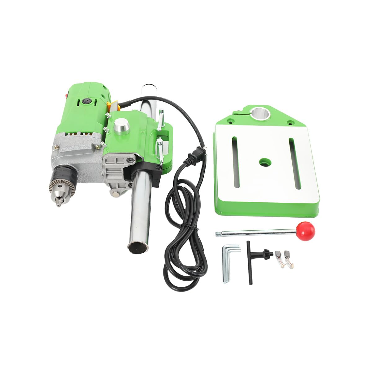 710W Mini Electric Bench Drill Stand with 1-13mm Chuck - Portable Drilling Machine for Woodworking, Metalworking & DIY Projects - Perfect for Home Workshops, Garage Repairs & Crafting