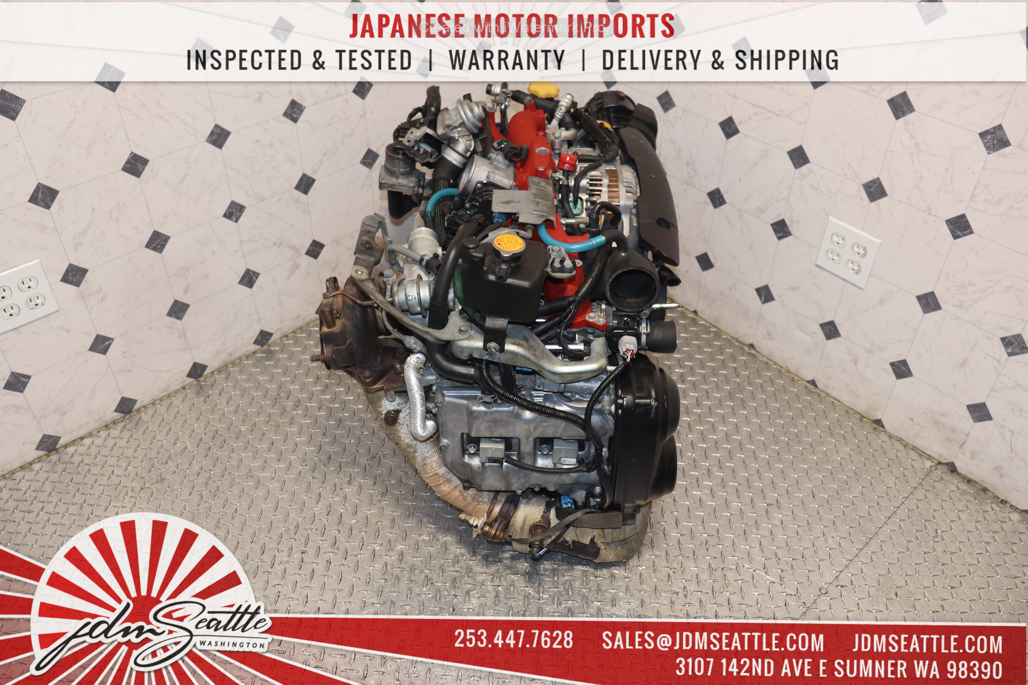 JDM EJ257 2.5L Turbo AVCS EJ25 V10 Engine for 2008-2021 Subaru WRX STI - High Performance Replacement Engine - Perfect for Racing, Tuning & Engine Swap Projects