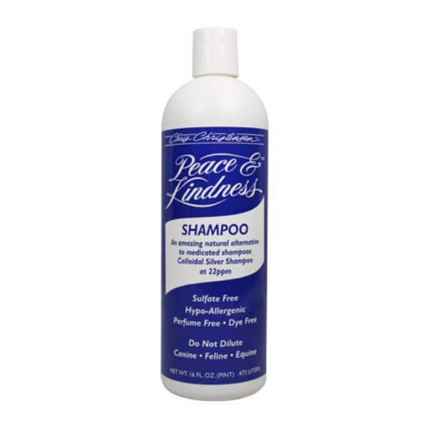 Peace & Kindness Colloidal Silver Shampoo for Hair Growth & Scalp Health - 8oz/16oz/32oz Options - Gentle Cleansing for Dry, Damaged & Color-Treated Hair - Perfect for Daily Use & Salon Treatments