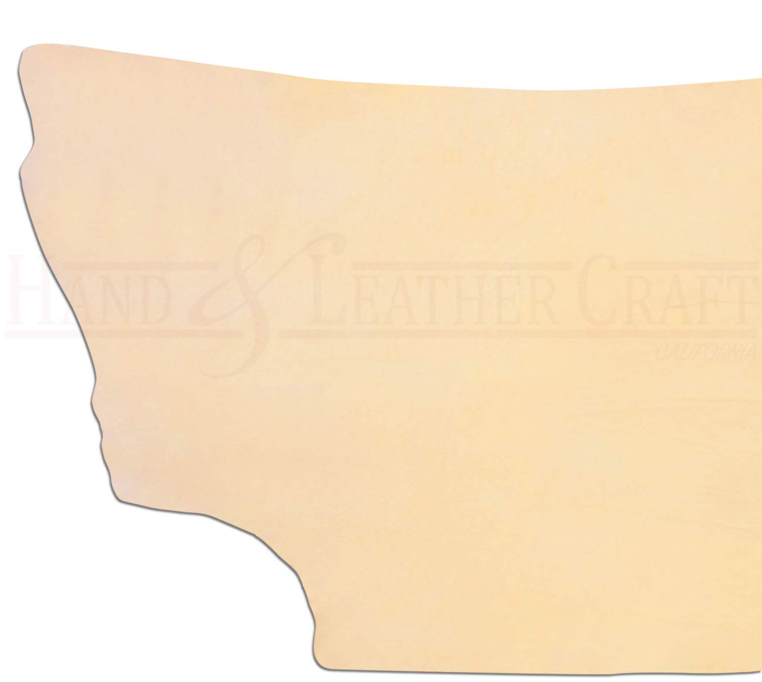 Premium 2/3oz (0.8-1.2mm) A-Grade Vegetable Tanned Leather Hide - Full Grain Thin Leather for Wallets, Belts & DIY Crafting - Perfect for Leatherworking, Bookbinding & Handmade Accessories