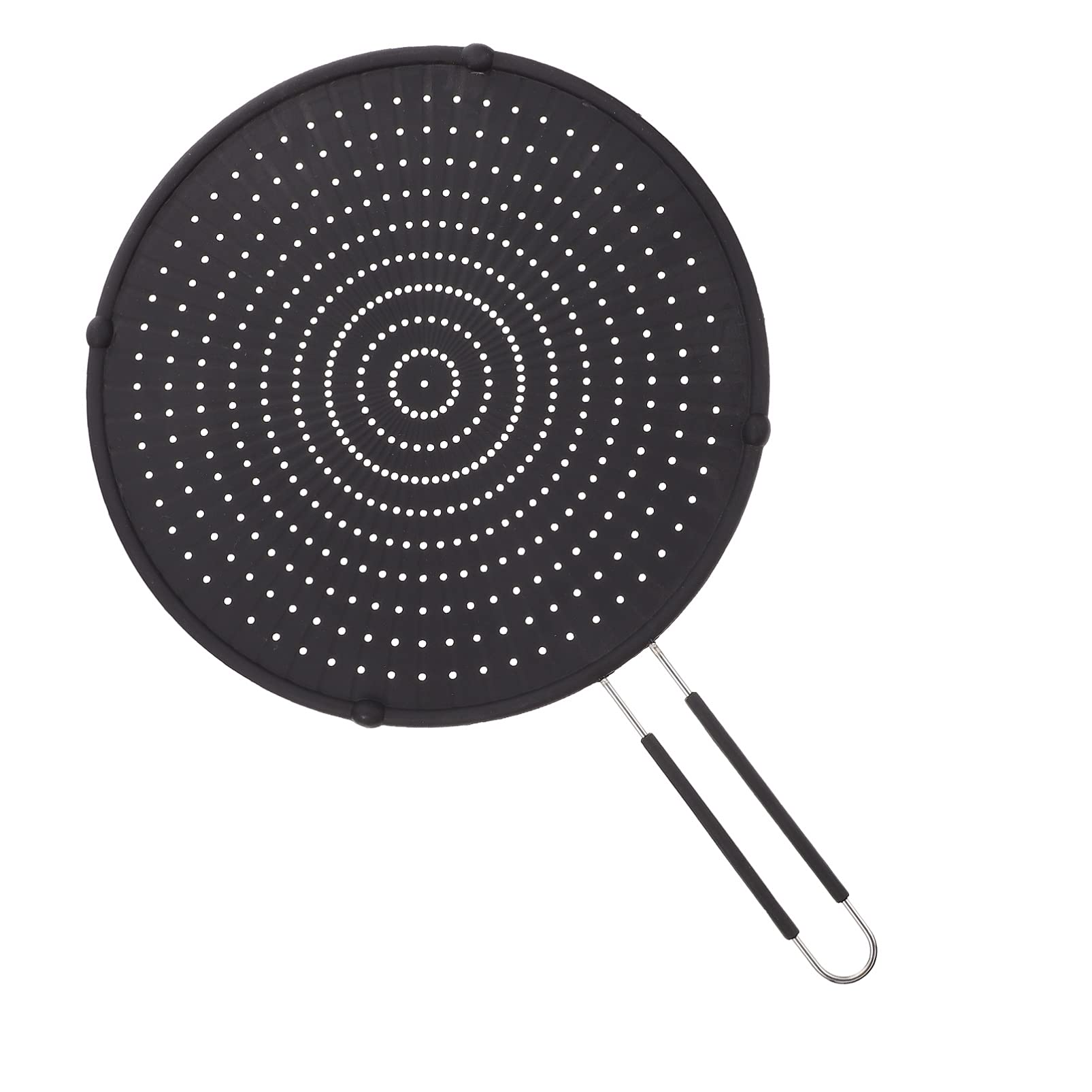 1pc Silicone Grease Separator - Oil Splatter Guard for Cooking - Anti-Skid Mesh Pot Lid - Splatter Screen for Frying Pans - Perfect for Sauteing, Frying & Deep Frying in the Kitchen