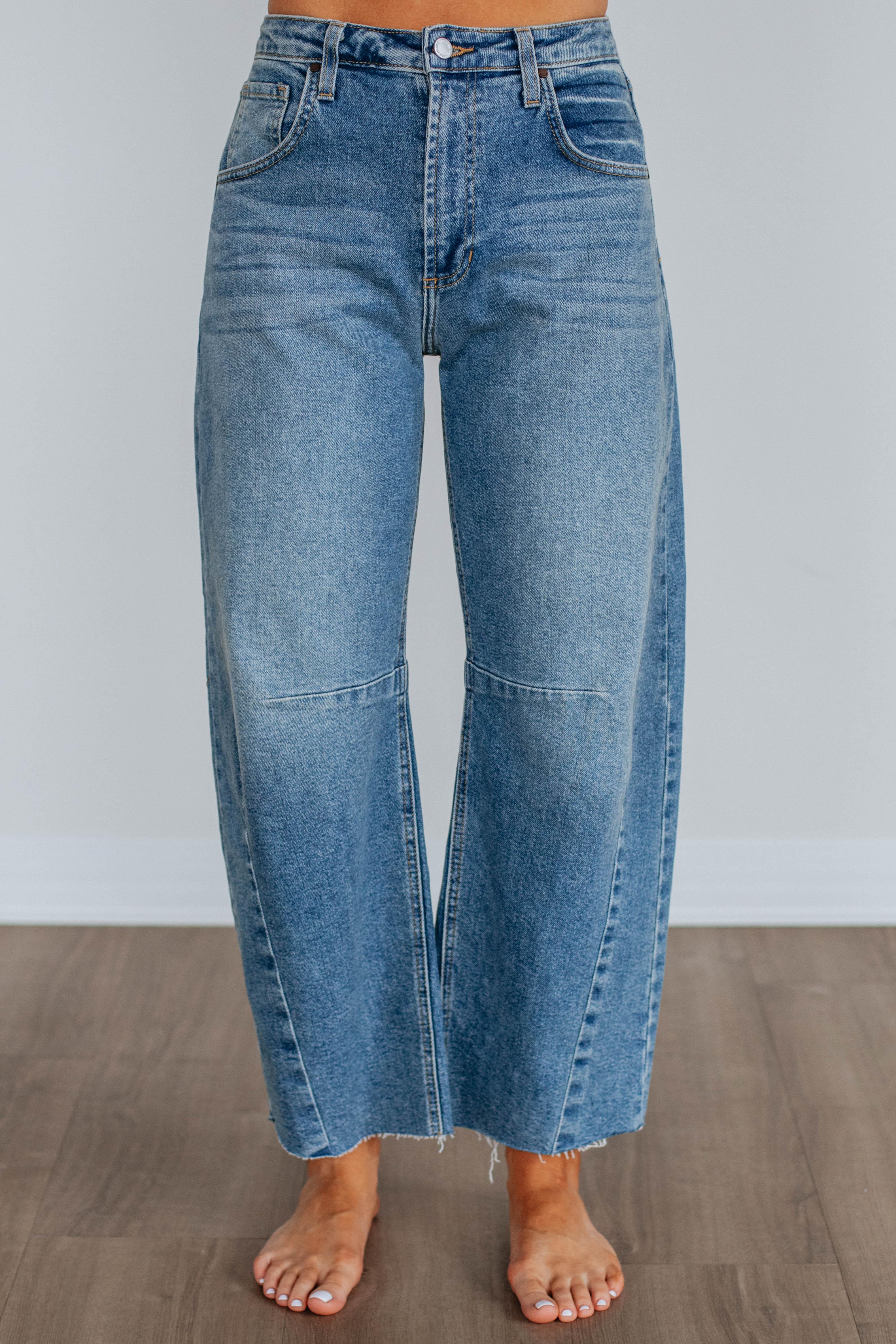 Beatrix JBD Jeans for Women - Medium Wash Denim Jeans | Comfortable & Stylish for Casual Wear, Office & Everyday Outfits